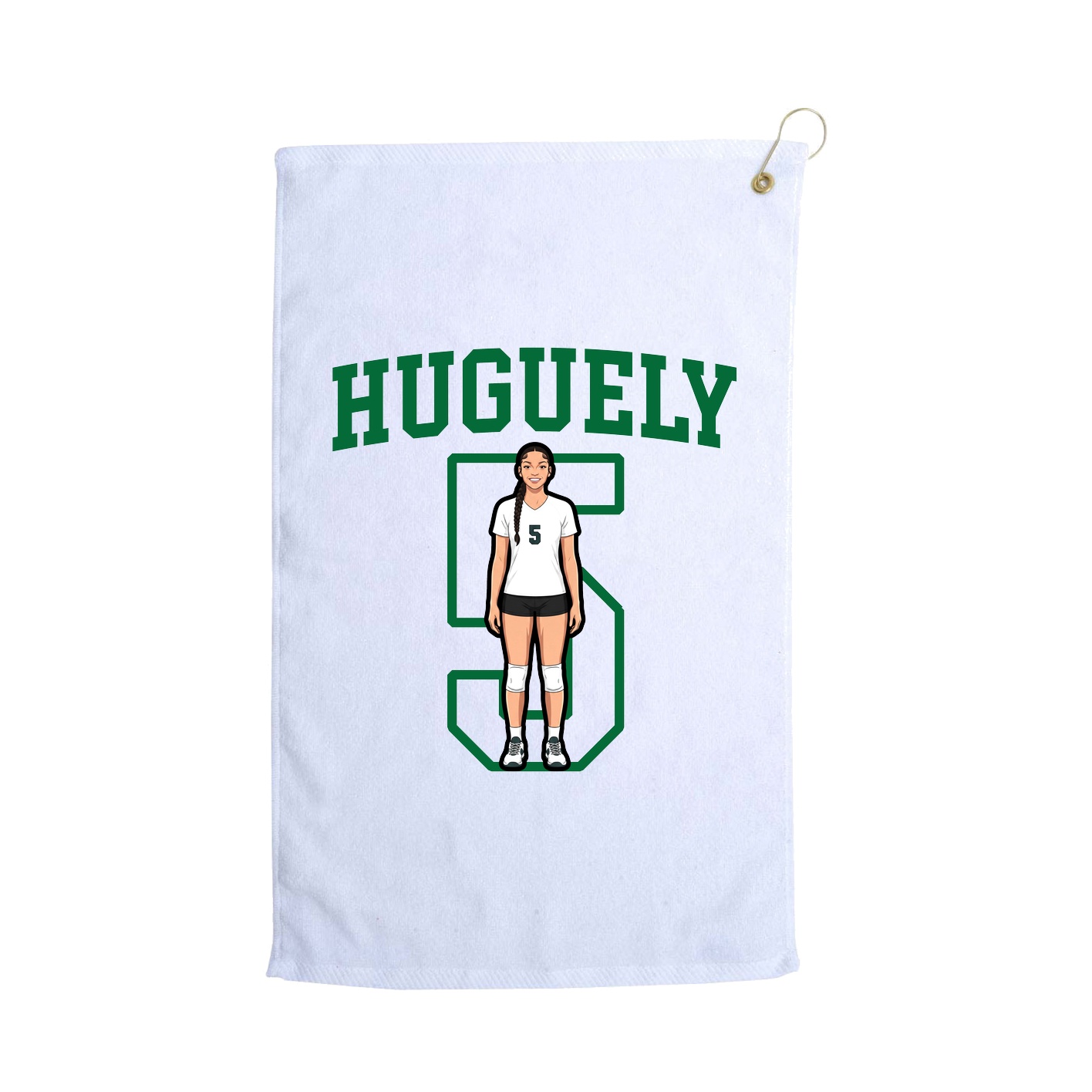 Golf Towel — Shirsey in White
