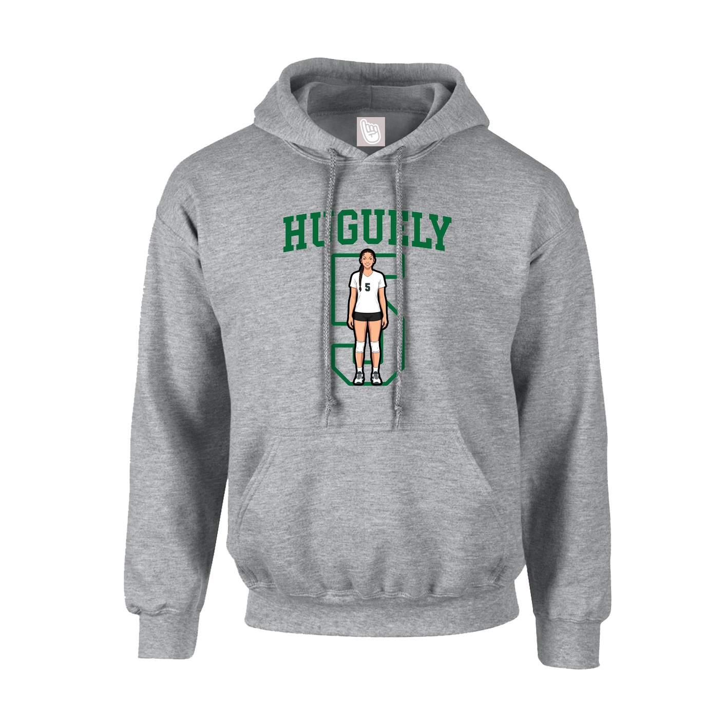 Hoodie — Shirsey in Grey