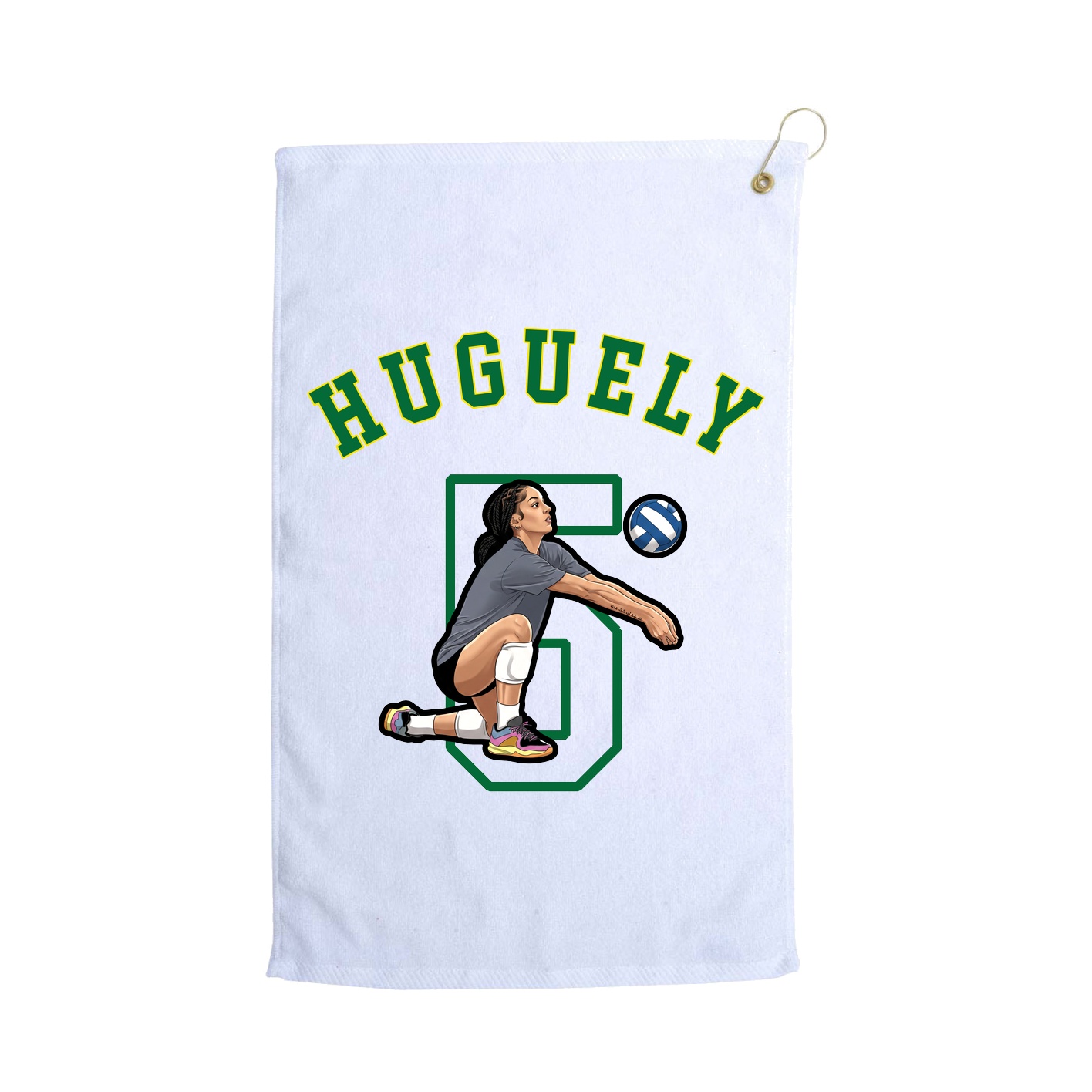 Golf Towel — Shirsey Arch in White