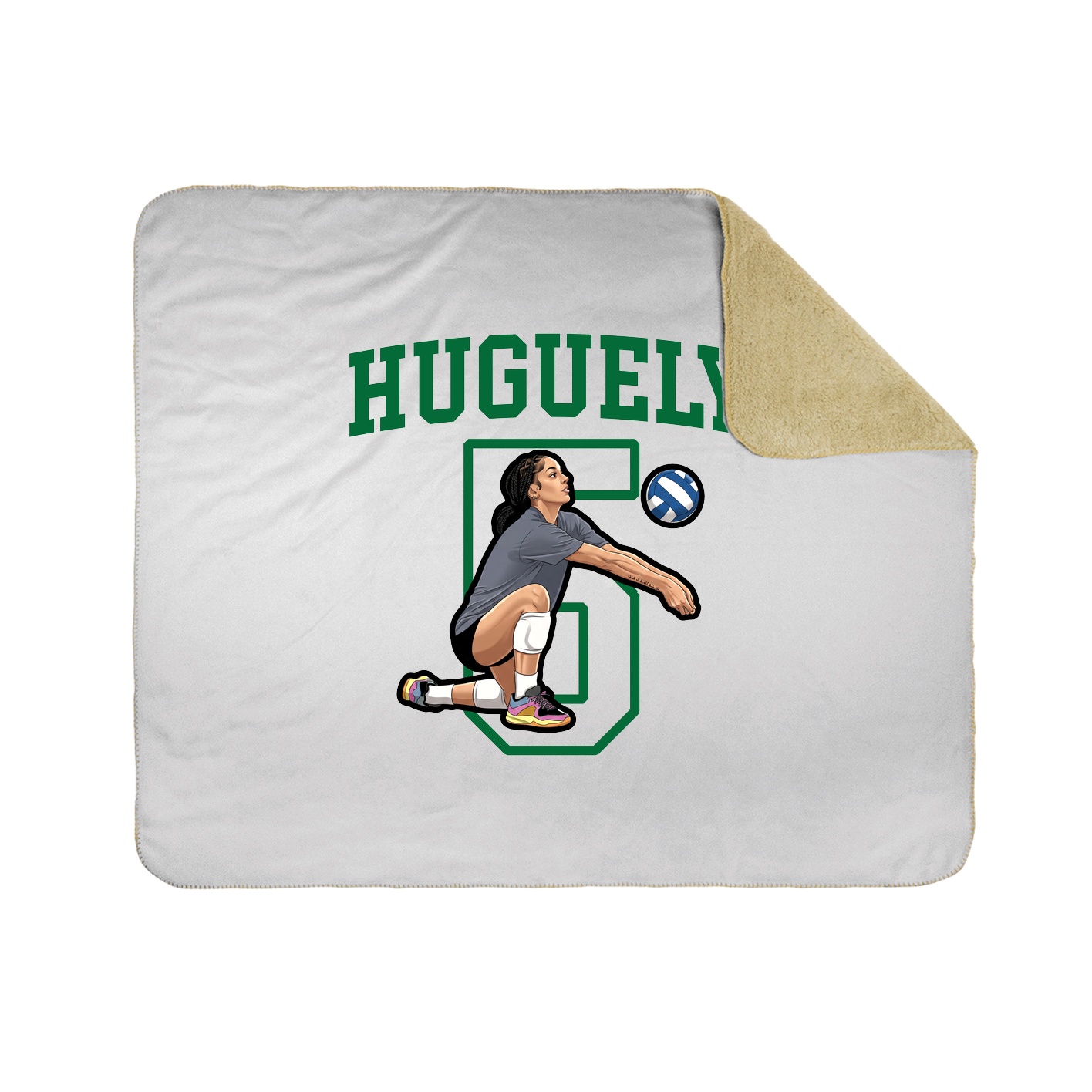 Throw Blanket — Shirsey in White