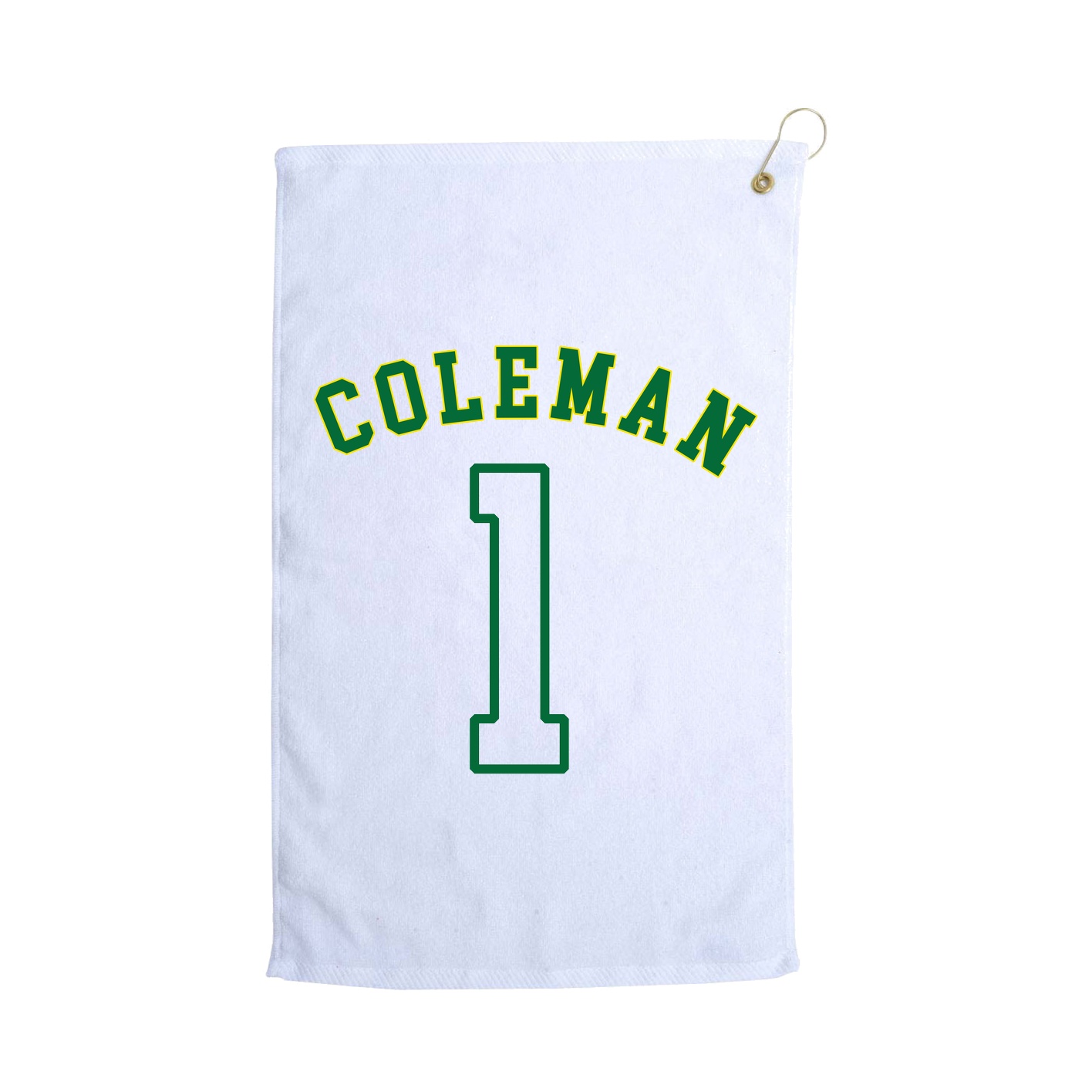 Golf Towel — Shirsey Arch in White