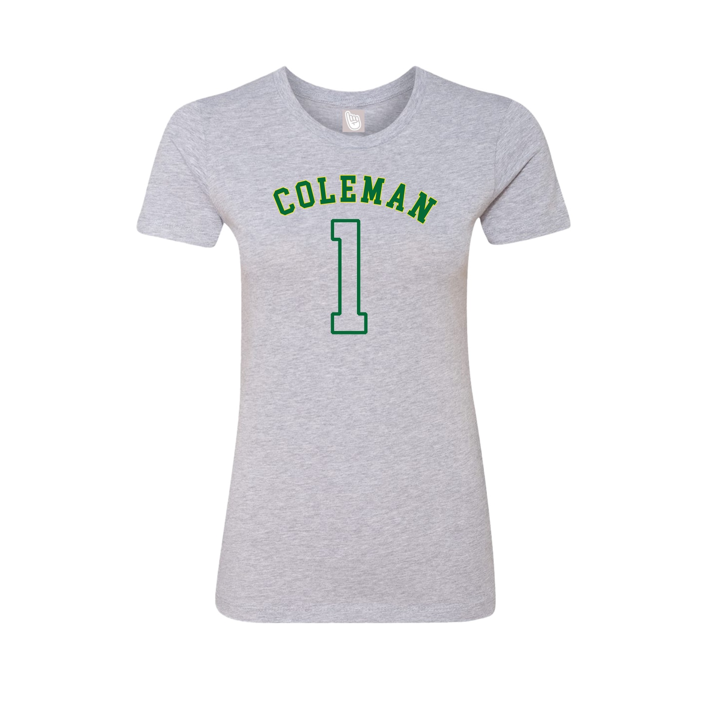 Fitted Women's Tee — Shirsey Arch in Grey