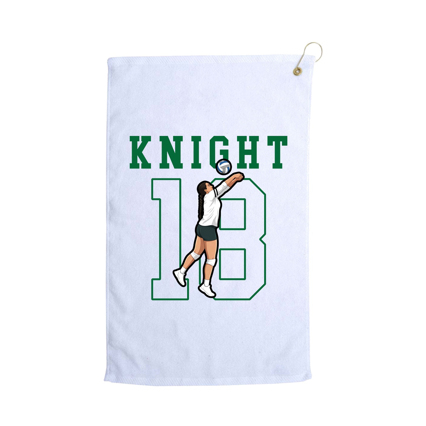 Golf Towel — Shirsey in White
