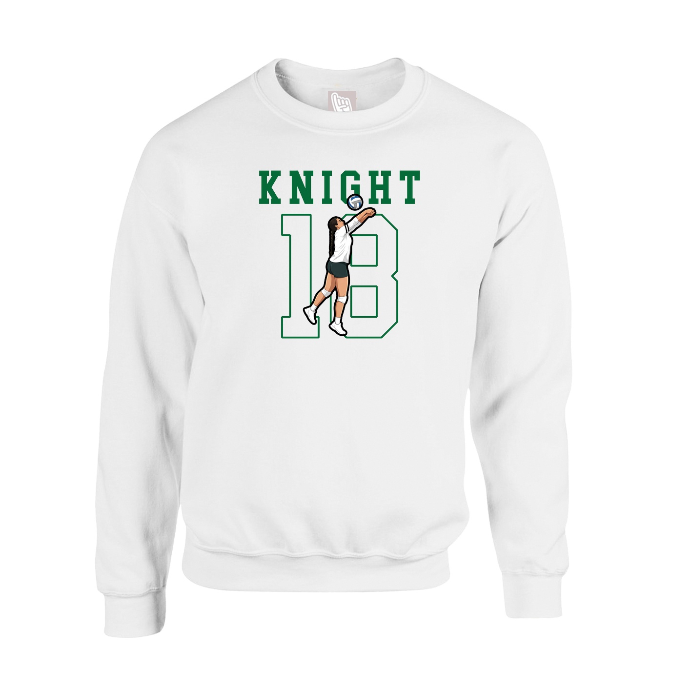 Fleece Crew — Shirsey in White