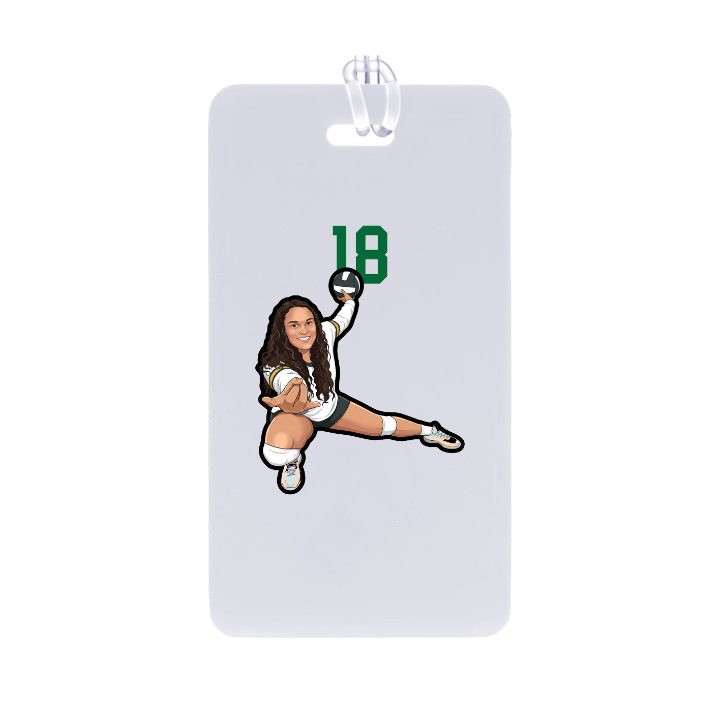 Bag Tag — Number Top in Classic