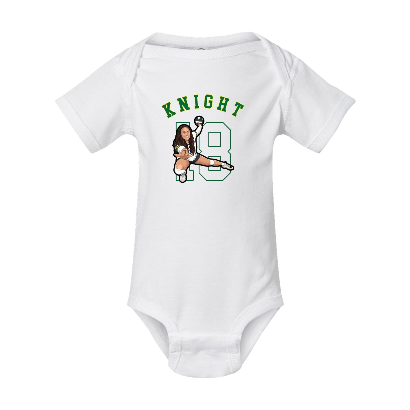 Baby Onesie — Shirsey Arch in White