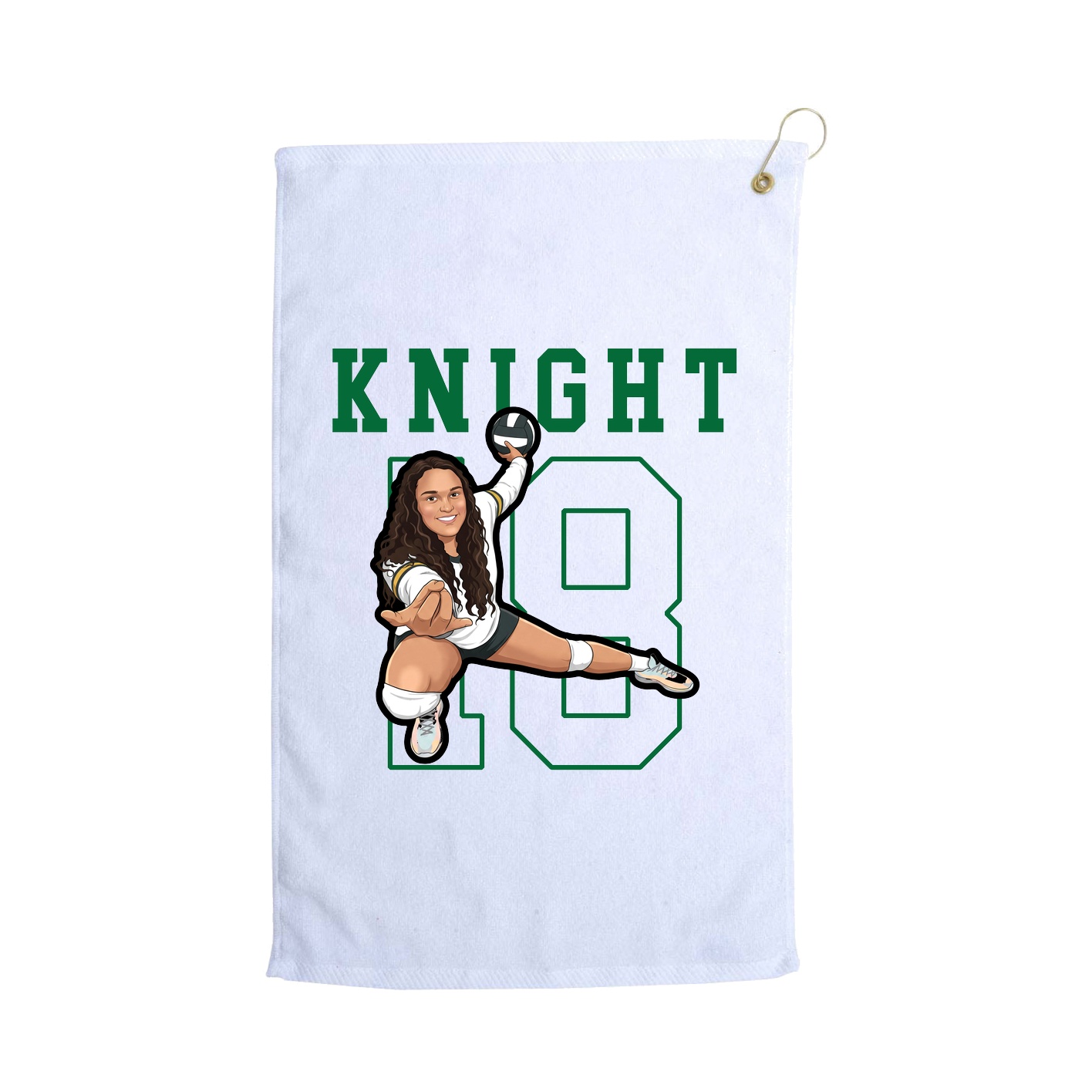 Golf Towel — Shirsey in White