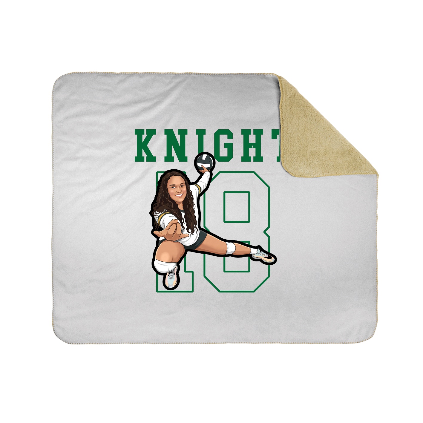 Throw Blanket — Shirsey in White