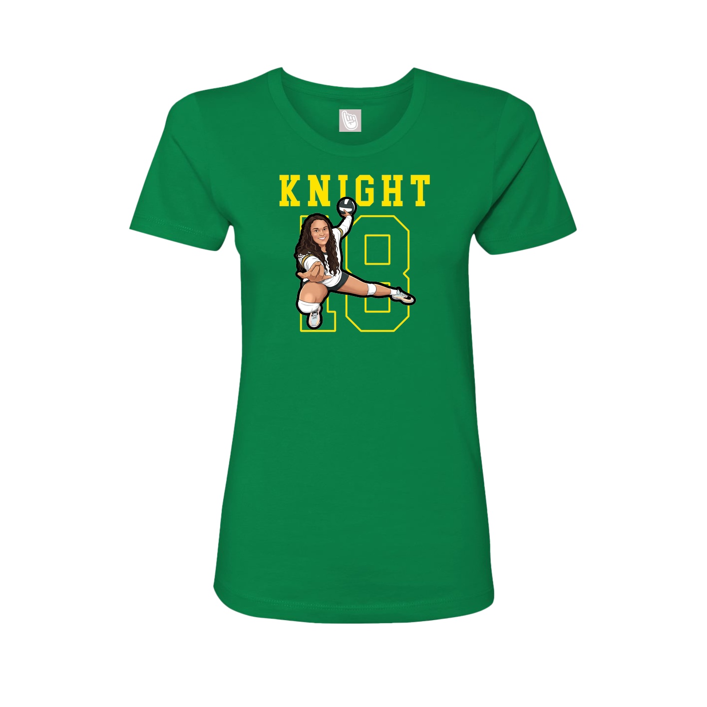 Fitted Women's Tee — Shirsey in Green