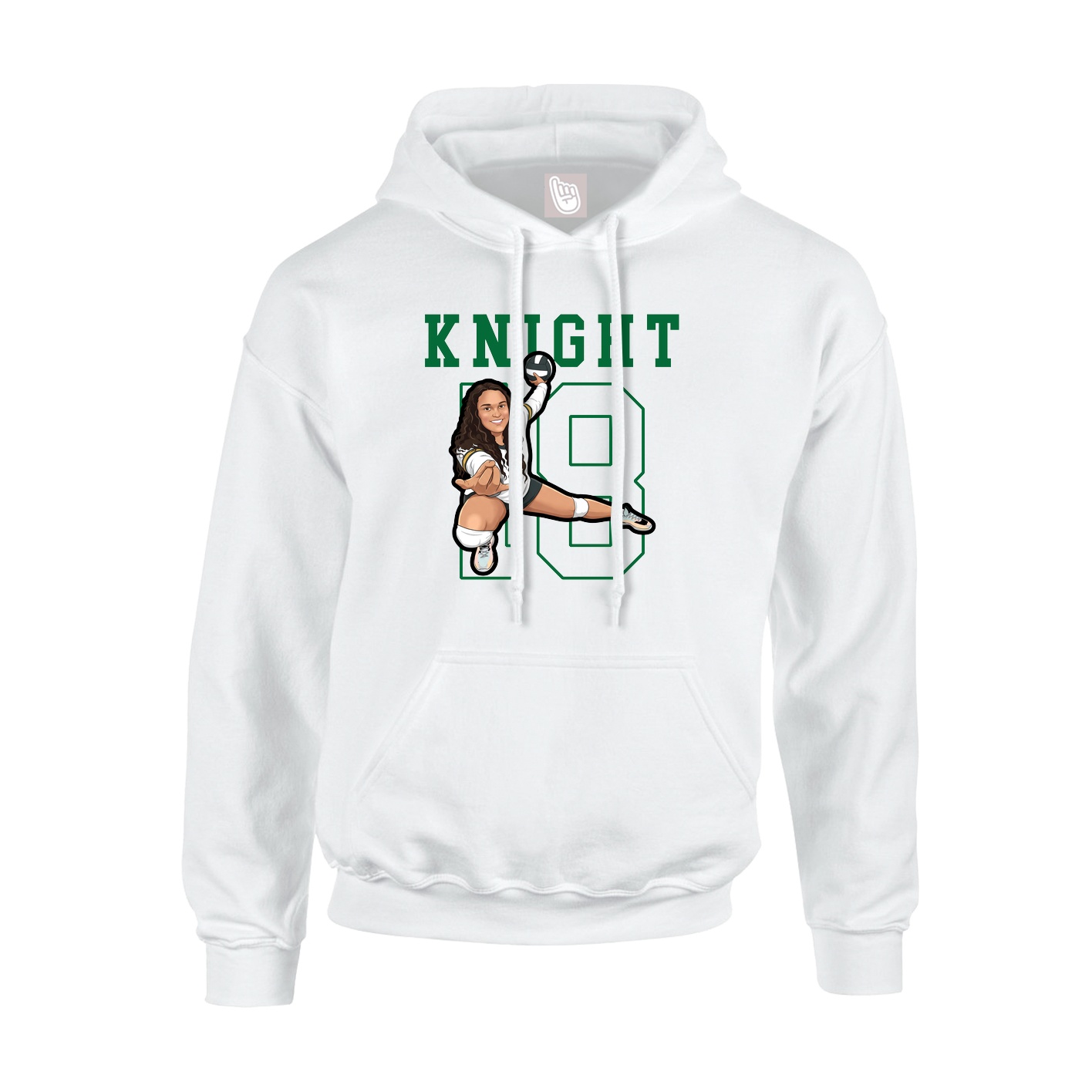 Hoodie — Shirsey in White