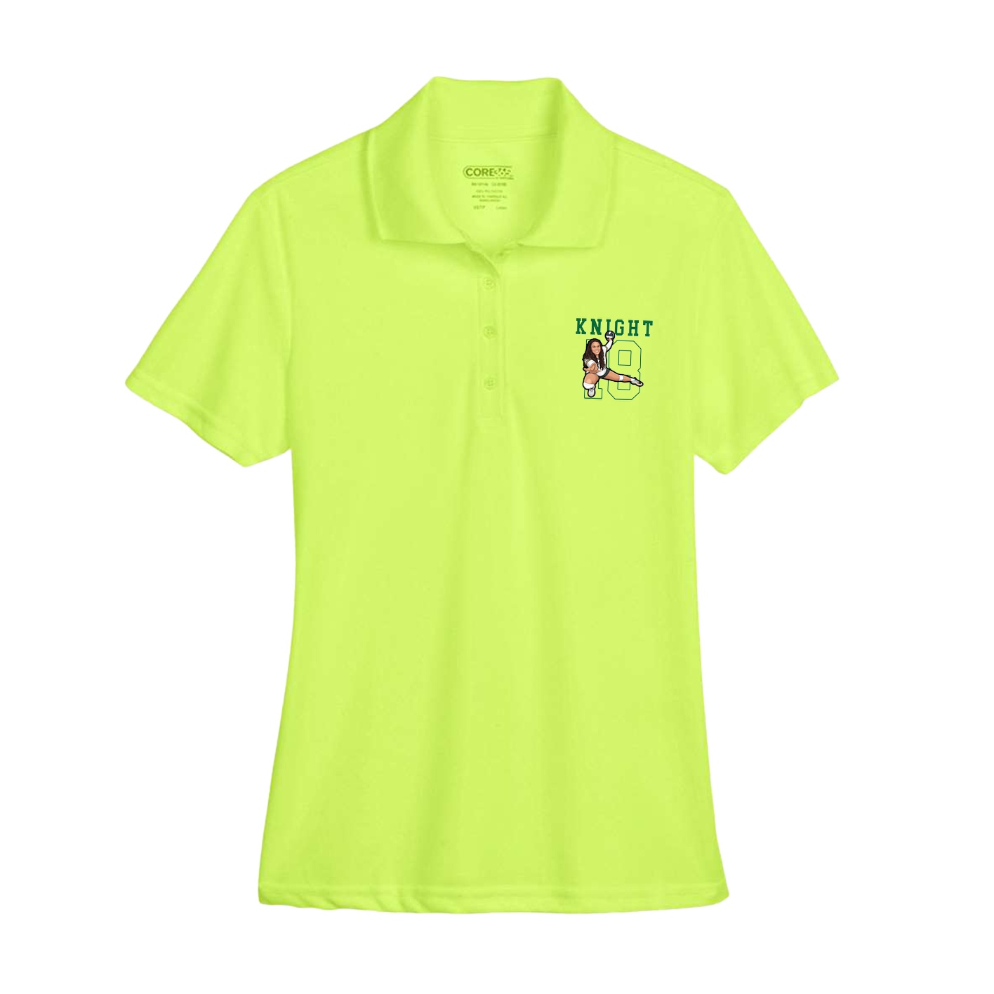 Womens Performance Polo — Shirsey in Yellow