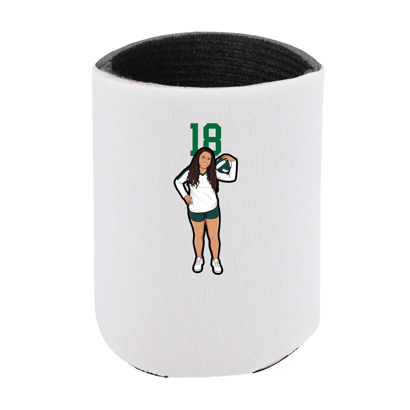 Can Holder — Number Top in White