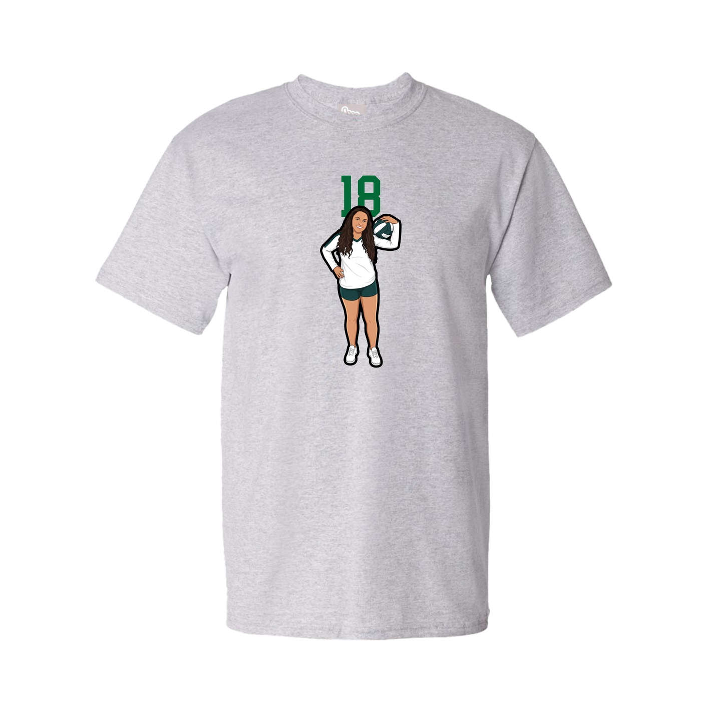 Tee — Number Top in Grey
