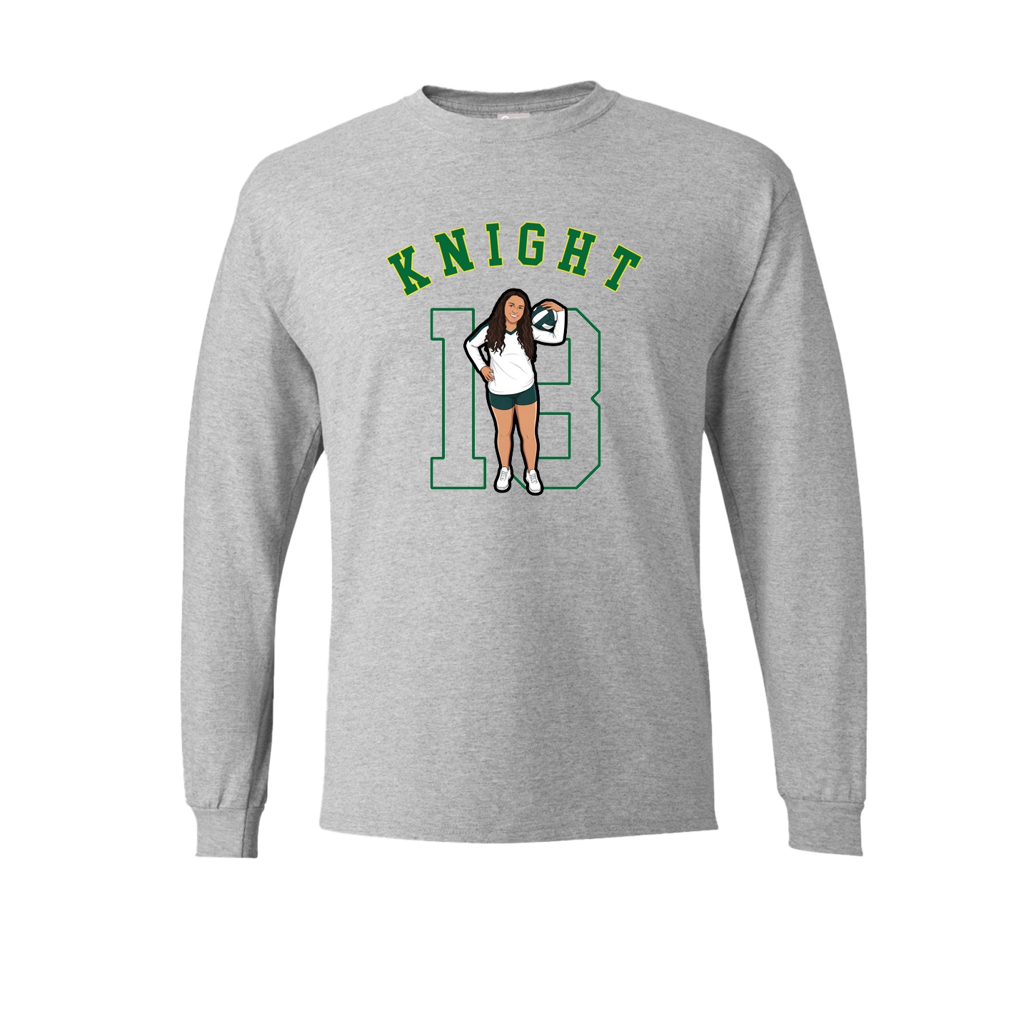 Long Sleeve Tee — Shirsey Arch in Grey