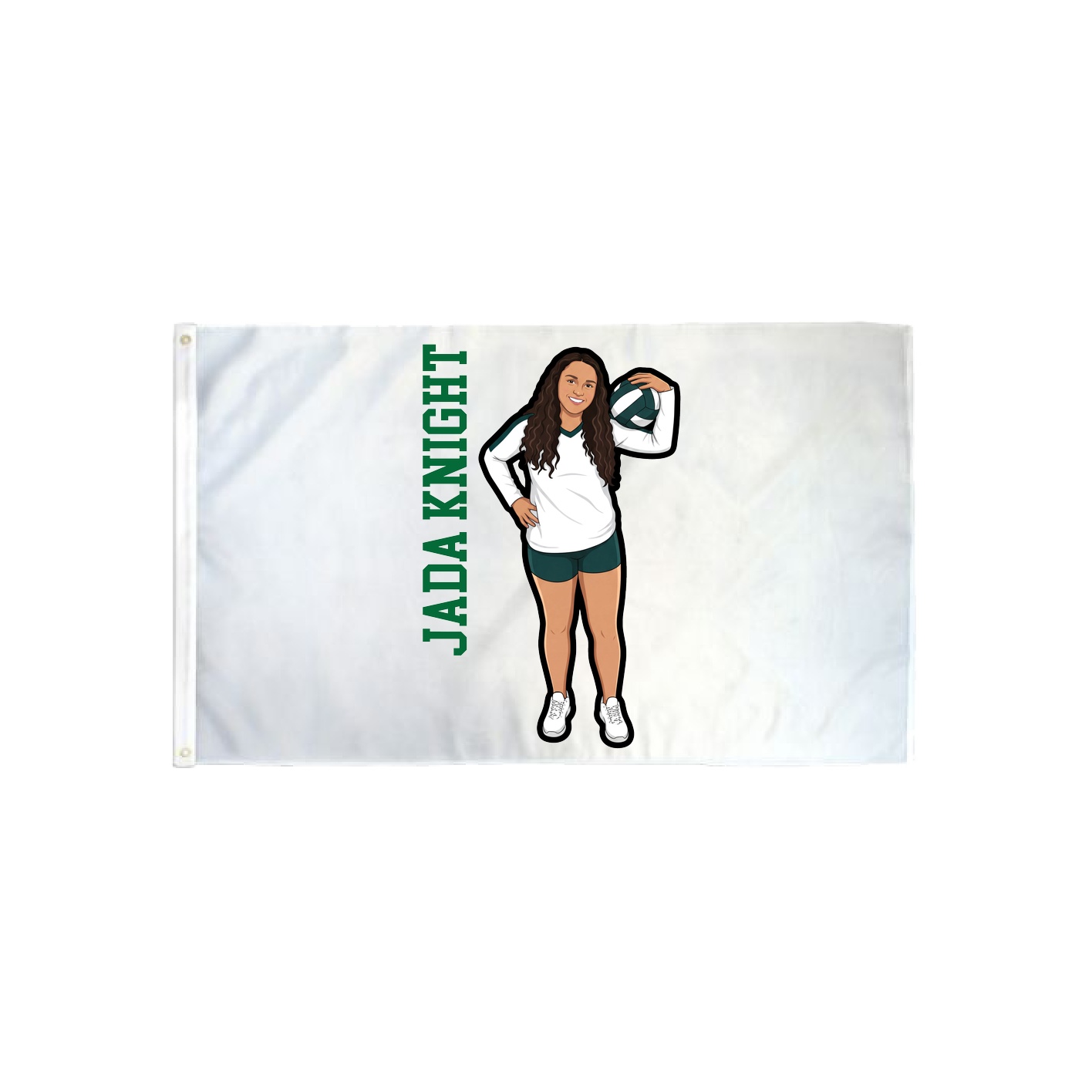 3x5 Flag — Name Vertical in Classic