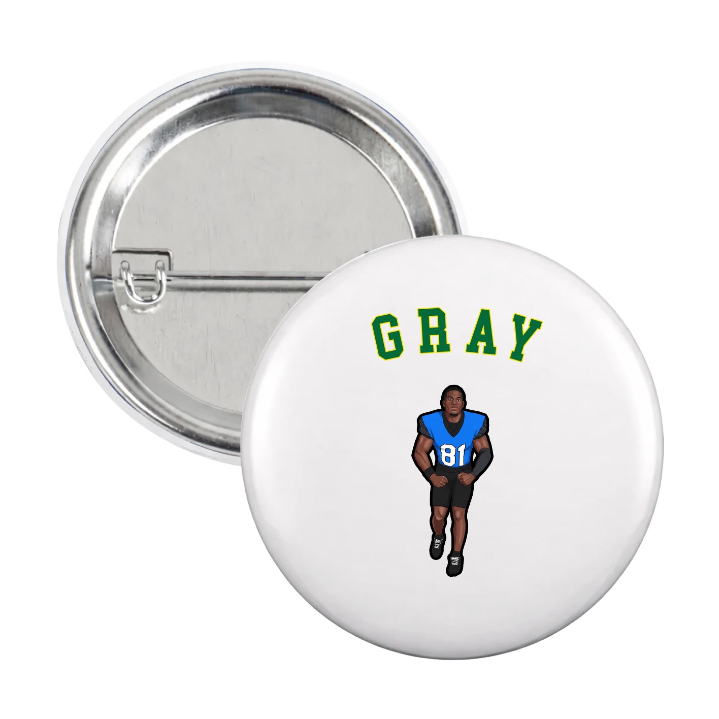 Game Day Button — Shirsey Arch in White
