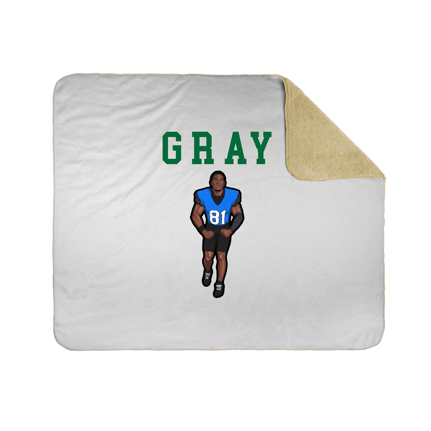 Throw Blanket — Shirsey in White