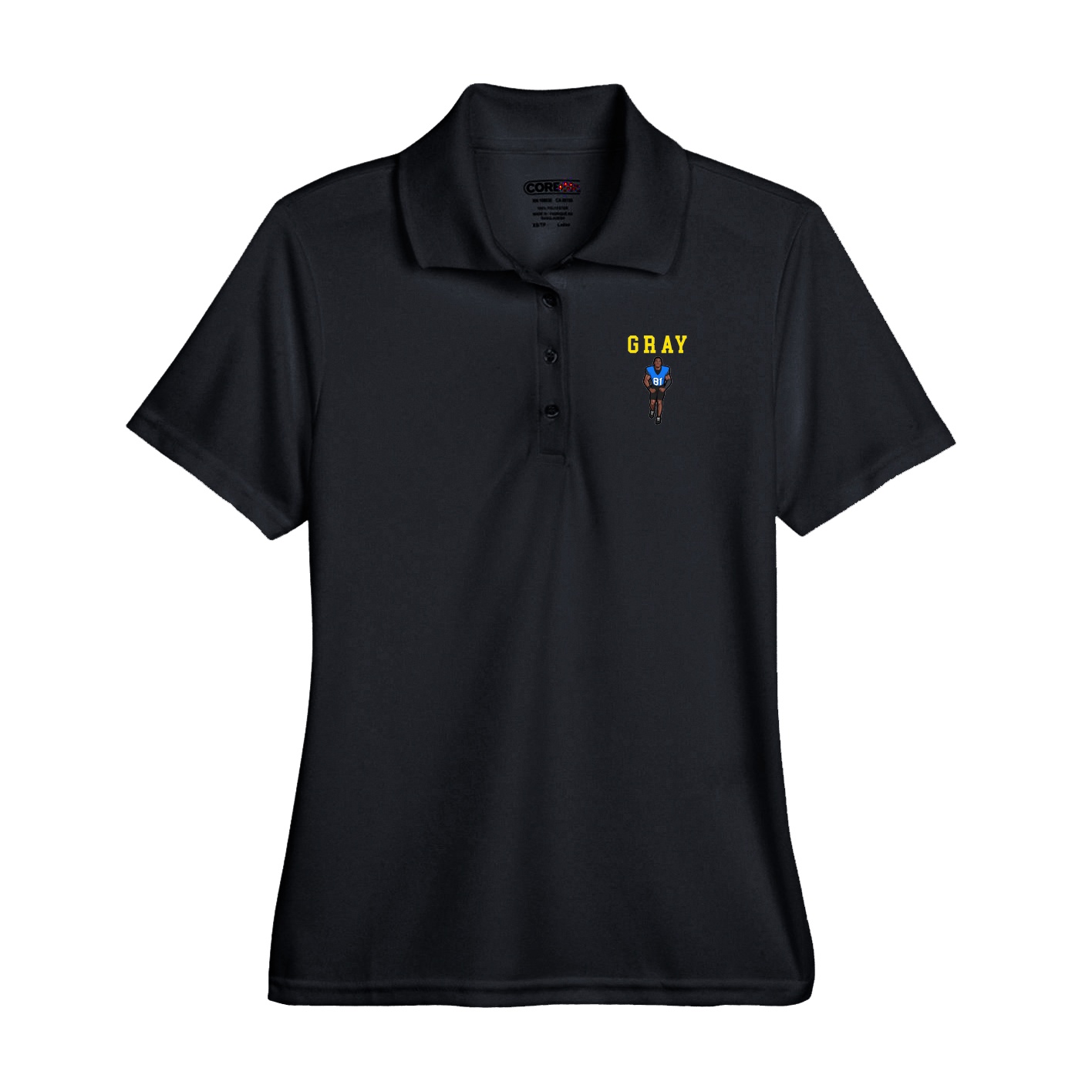 Performance Polo — Shirsey in Black