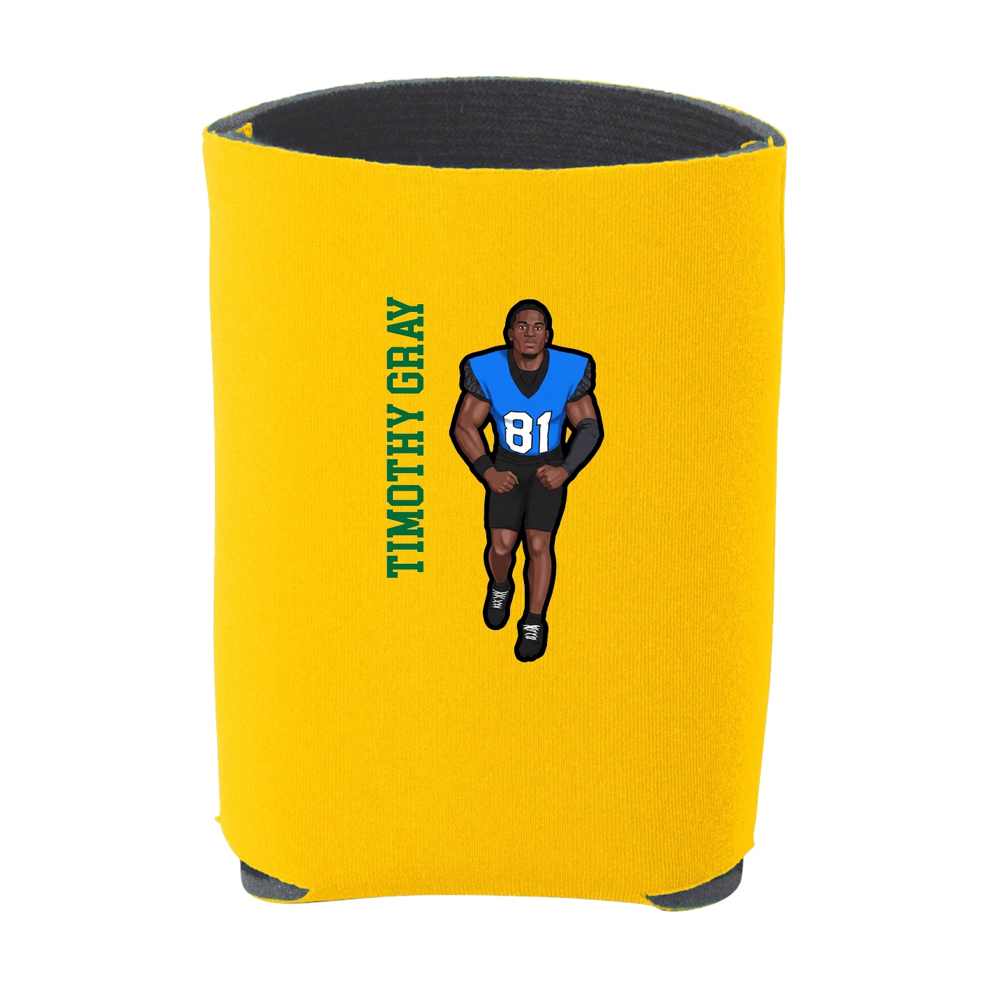 Can Holder — Name Vertical in Yellow