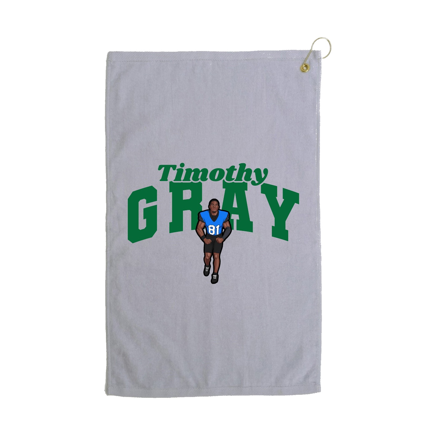 Golf Towel — Signature Arch in Grey