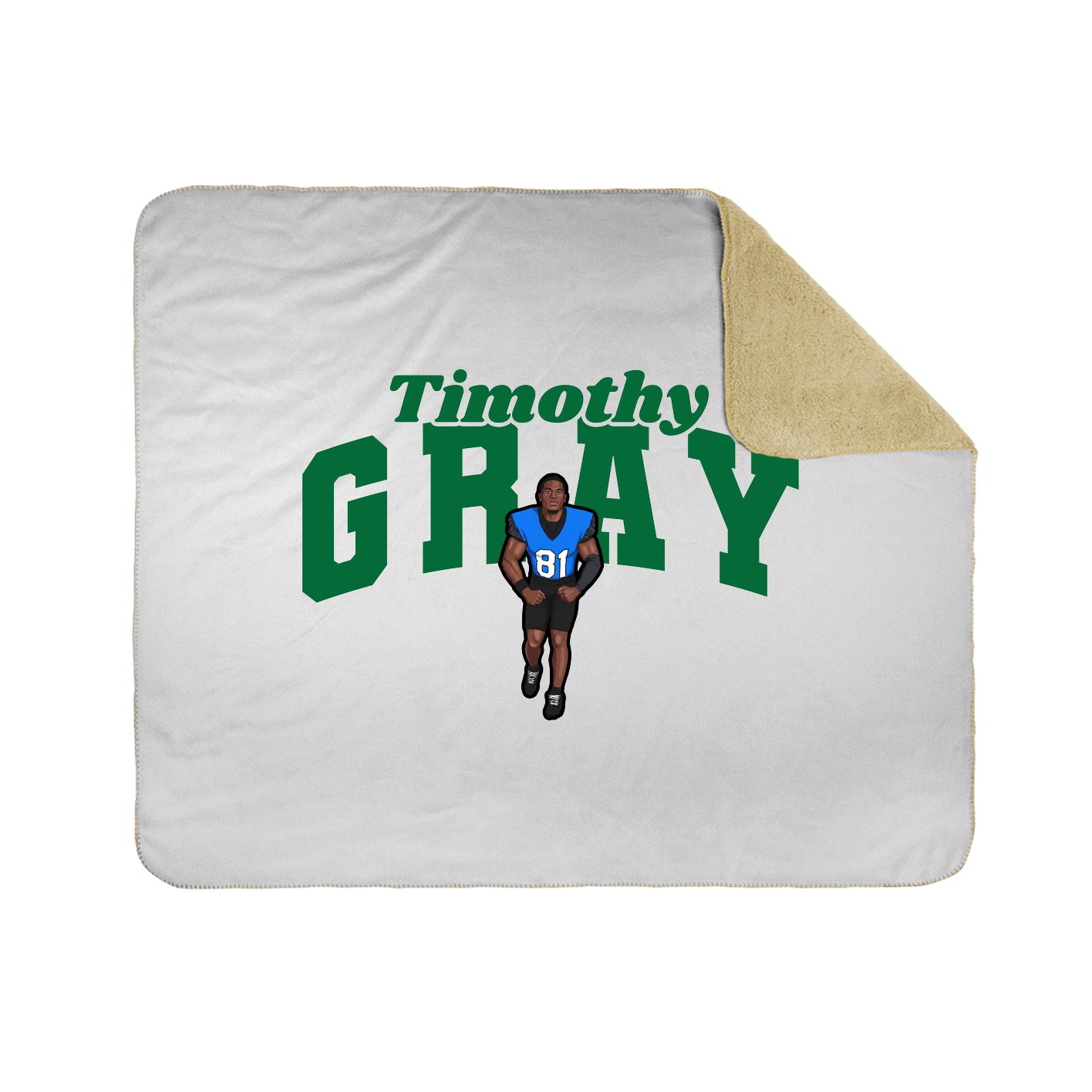 Throw Blanket — Signature Arch in White
