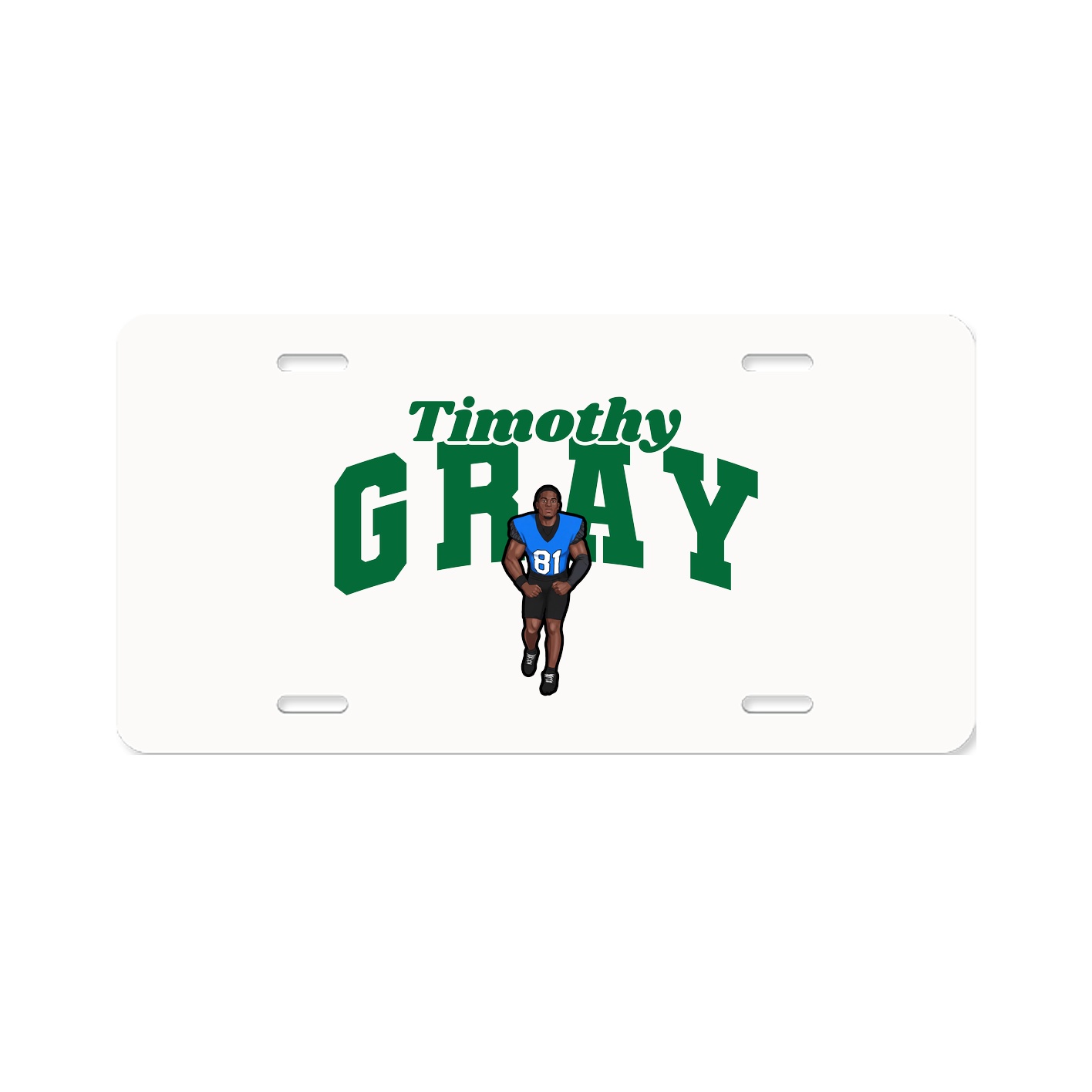 License Plate — Signature Arch in Classic