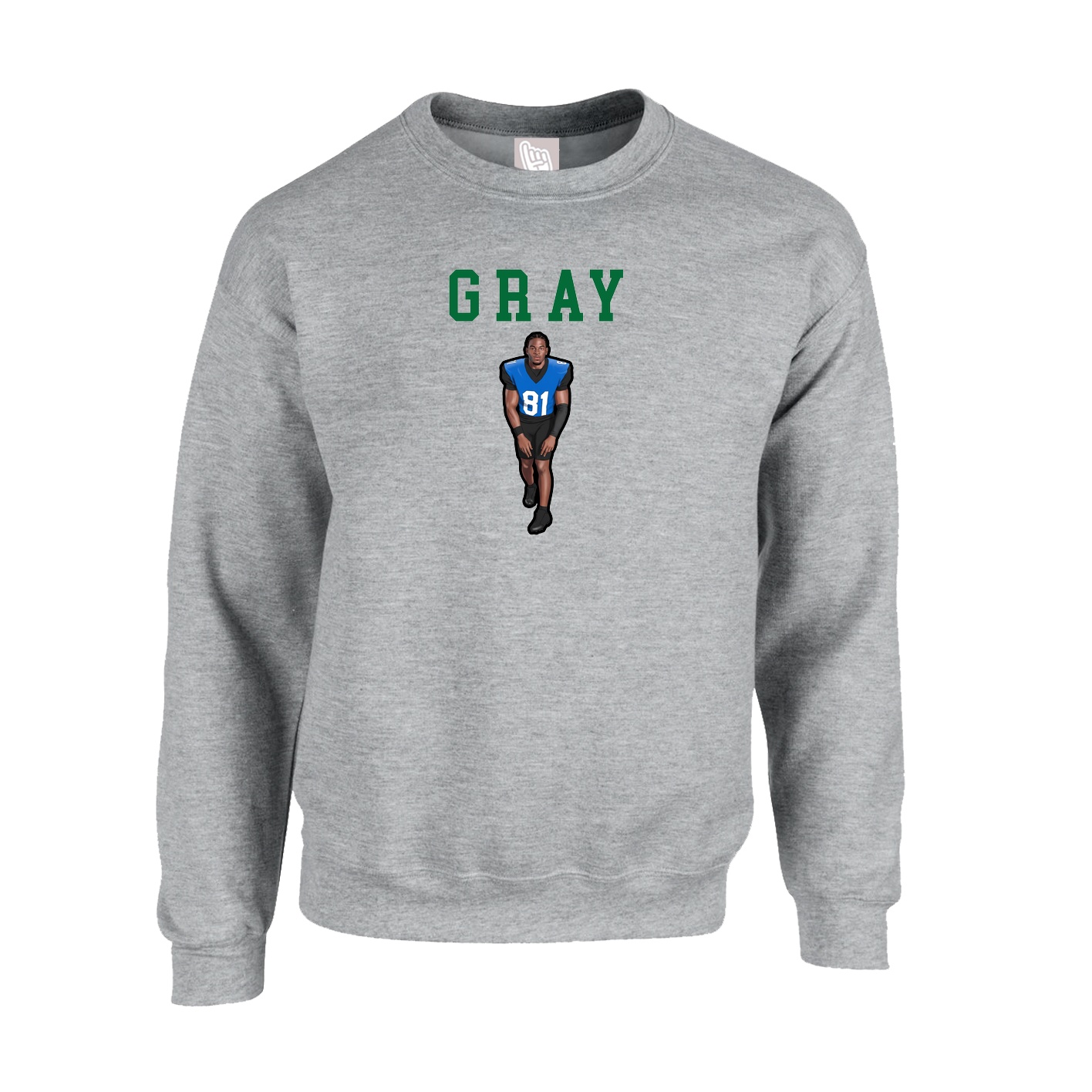 Fleece Crew — Shirsey in Grey