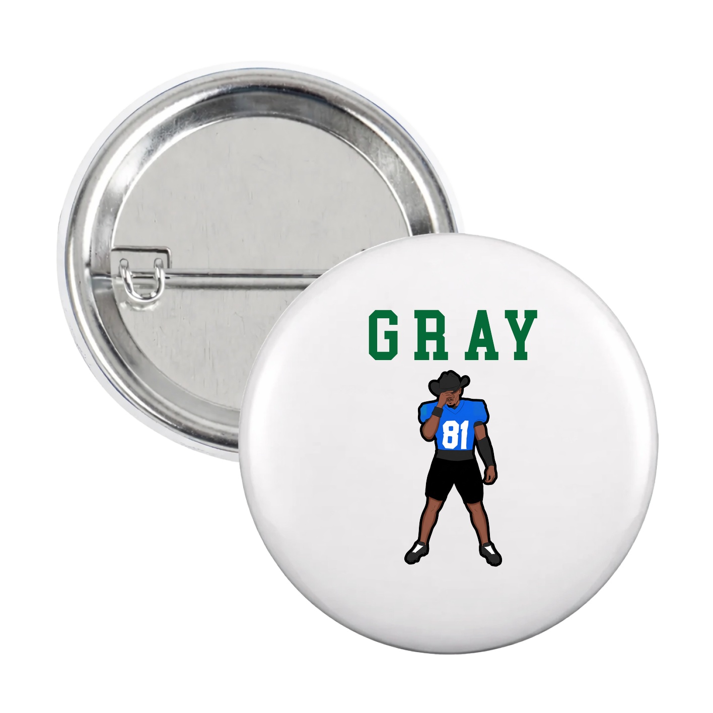 Game Day Button — Shirsey in White