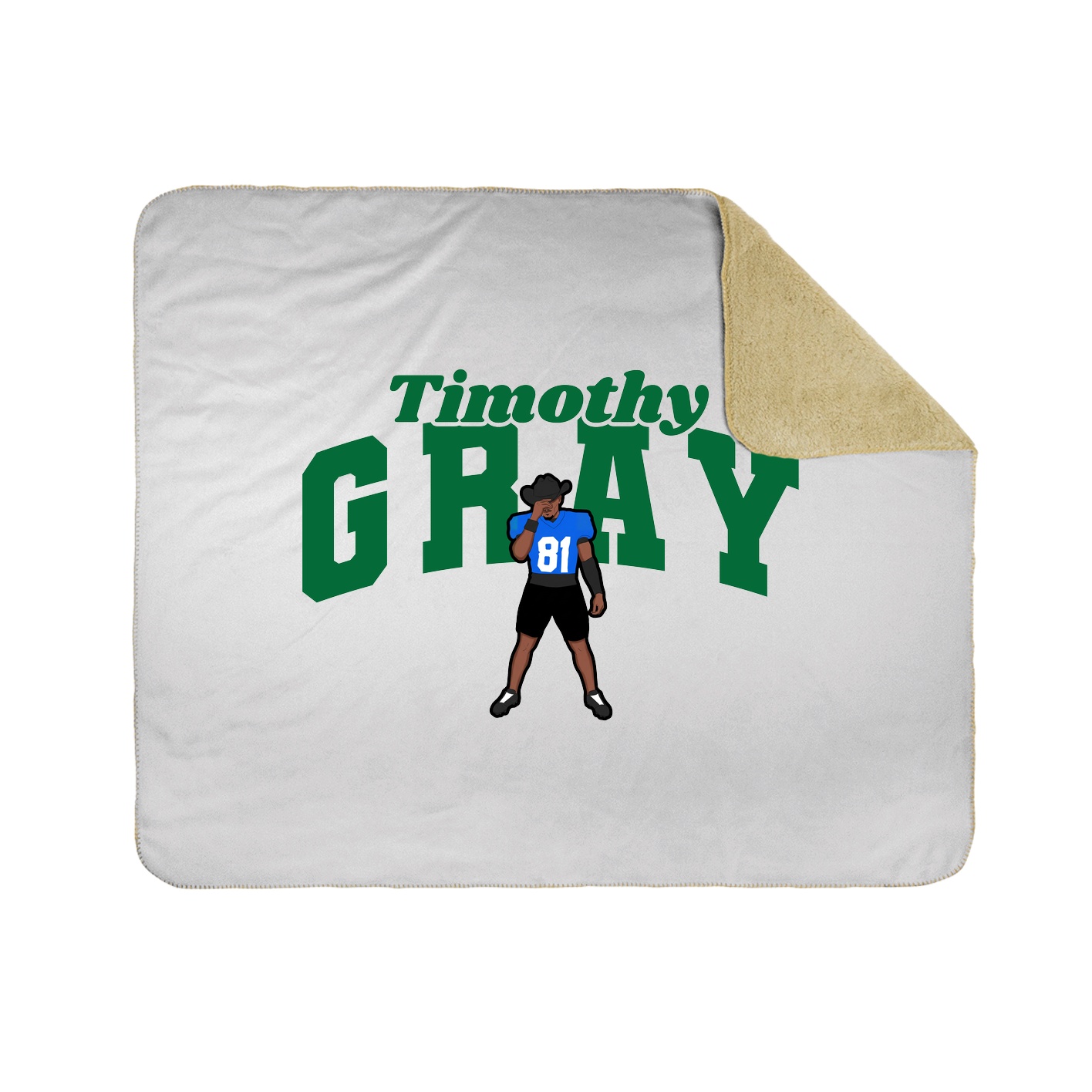 Throw Blanket — Signature Arch in White