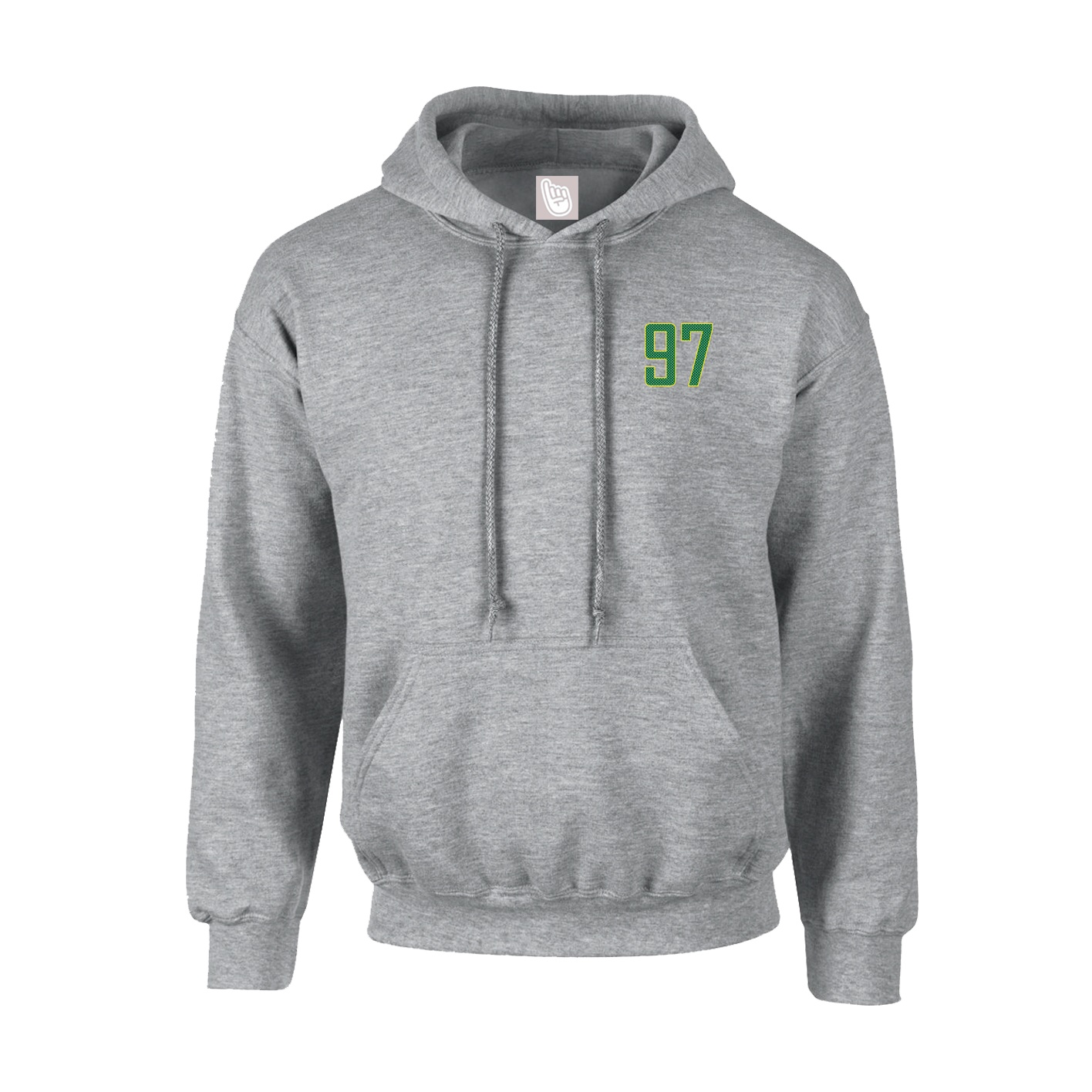 Youth Hoodie — Front Shirsy in Grey