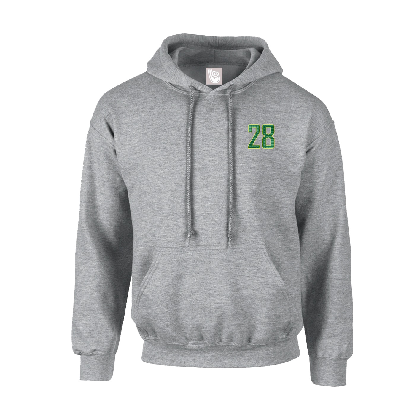 Hoodie — Front Shirsy in Grey