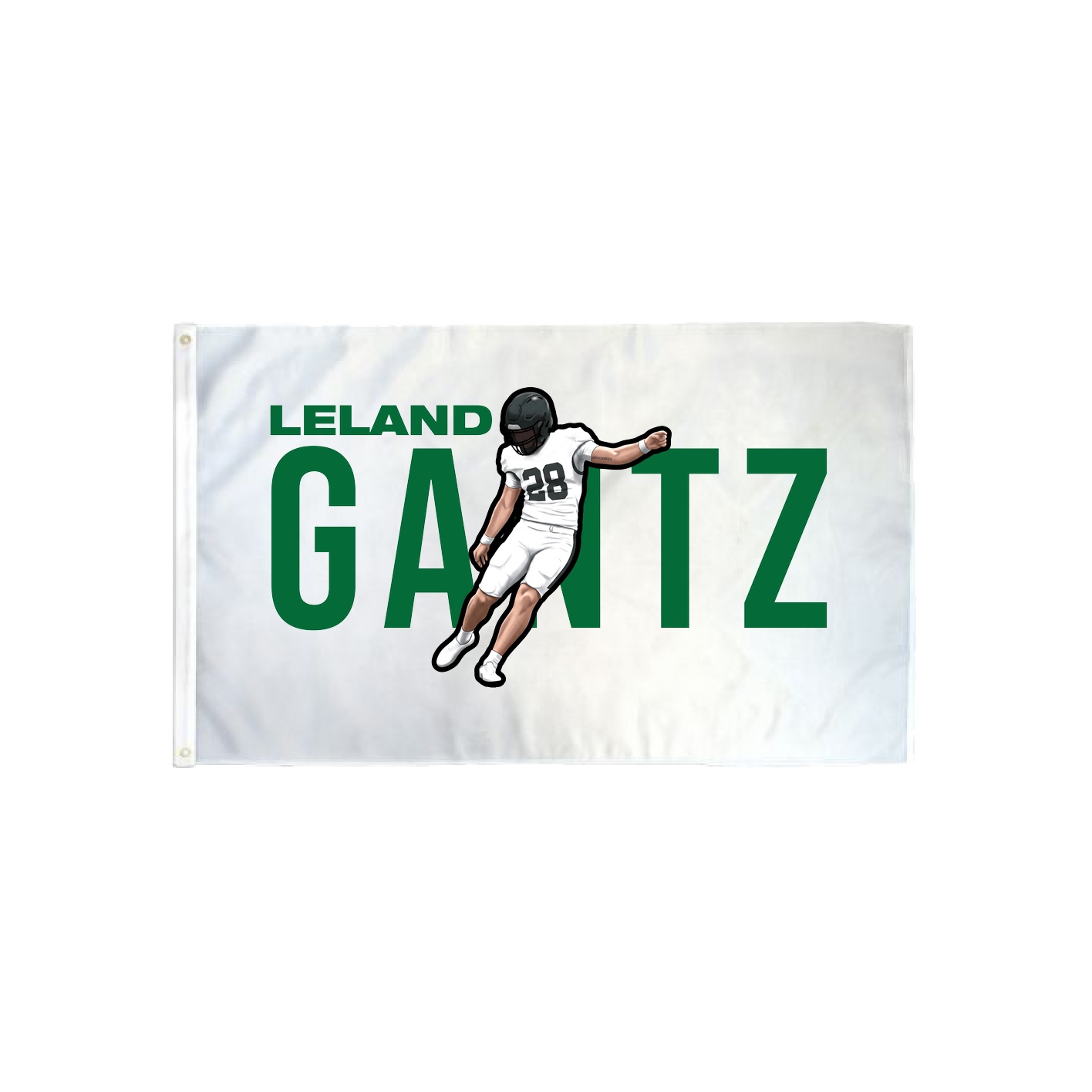 3x5 Flag — Player Name in Classic
