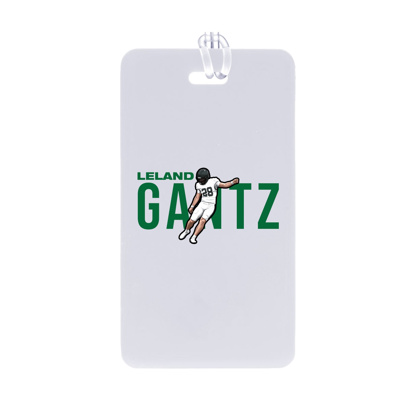 Bag Tag — Player Name in Classic
