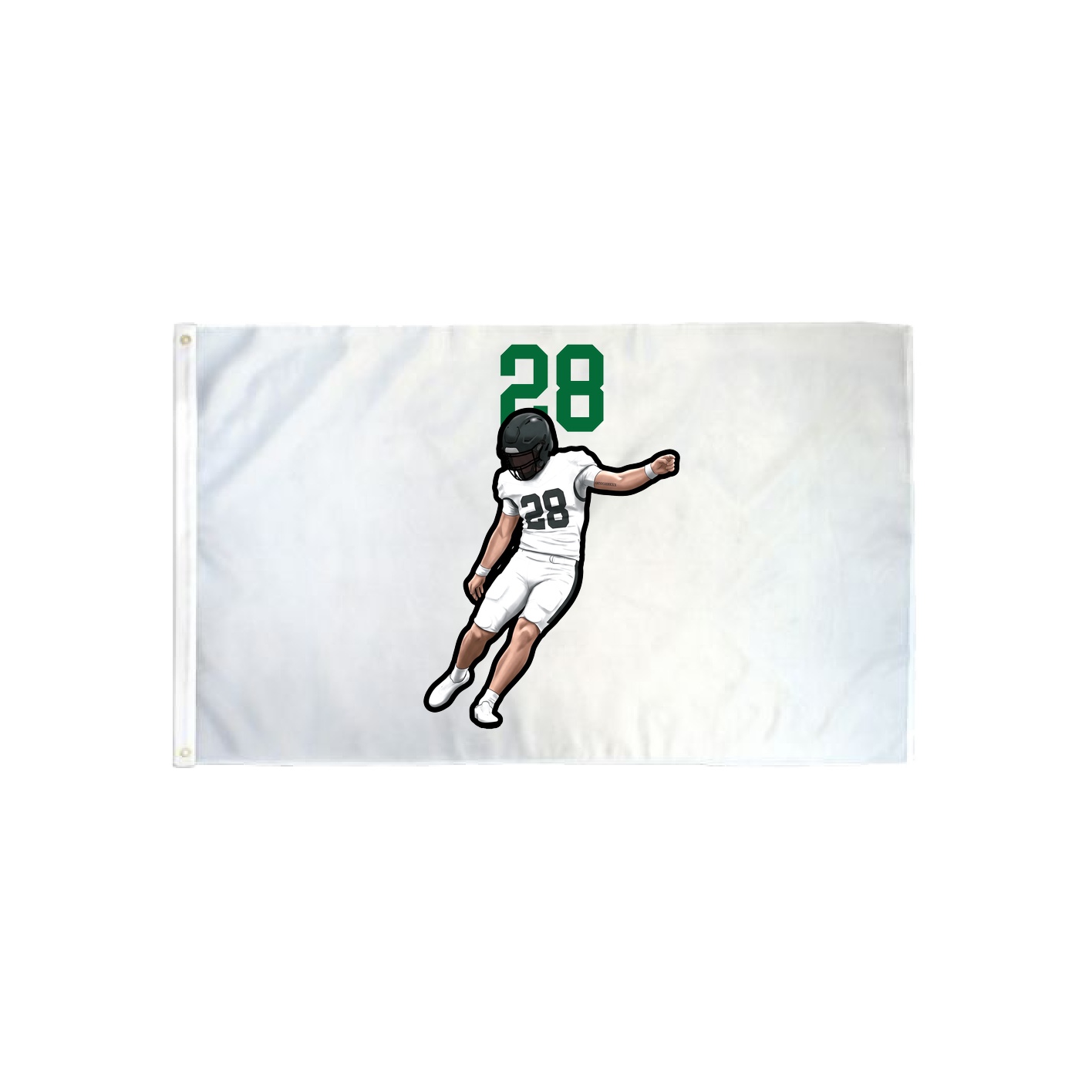 3x5 Flag — Number Top in Classic