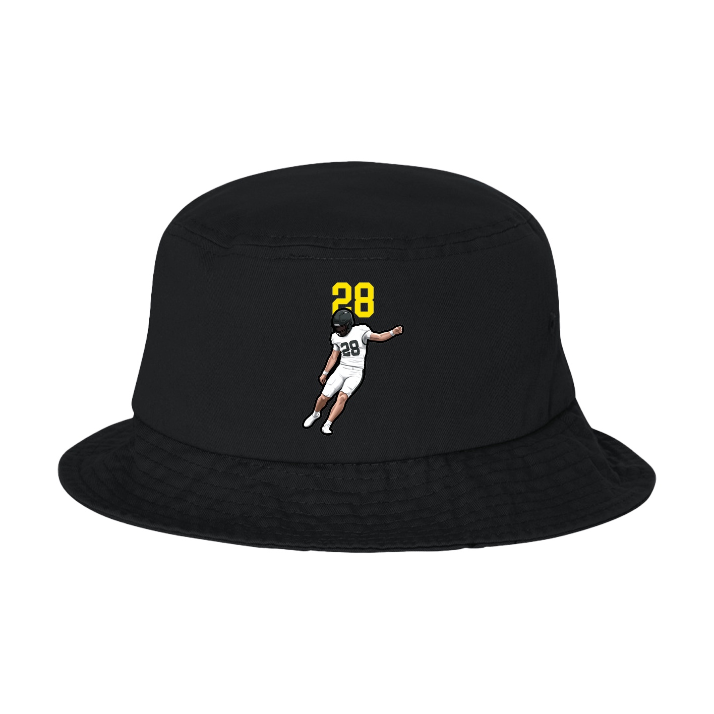 Bucket Cap — Number Top in Black