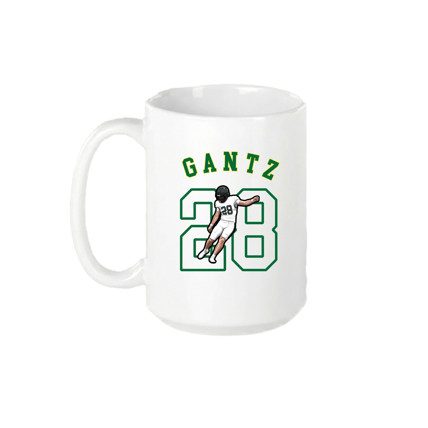 15oz Coffee Mug — Shirsey Arch in White