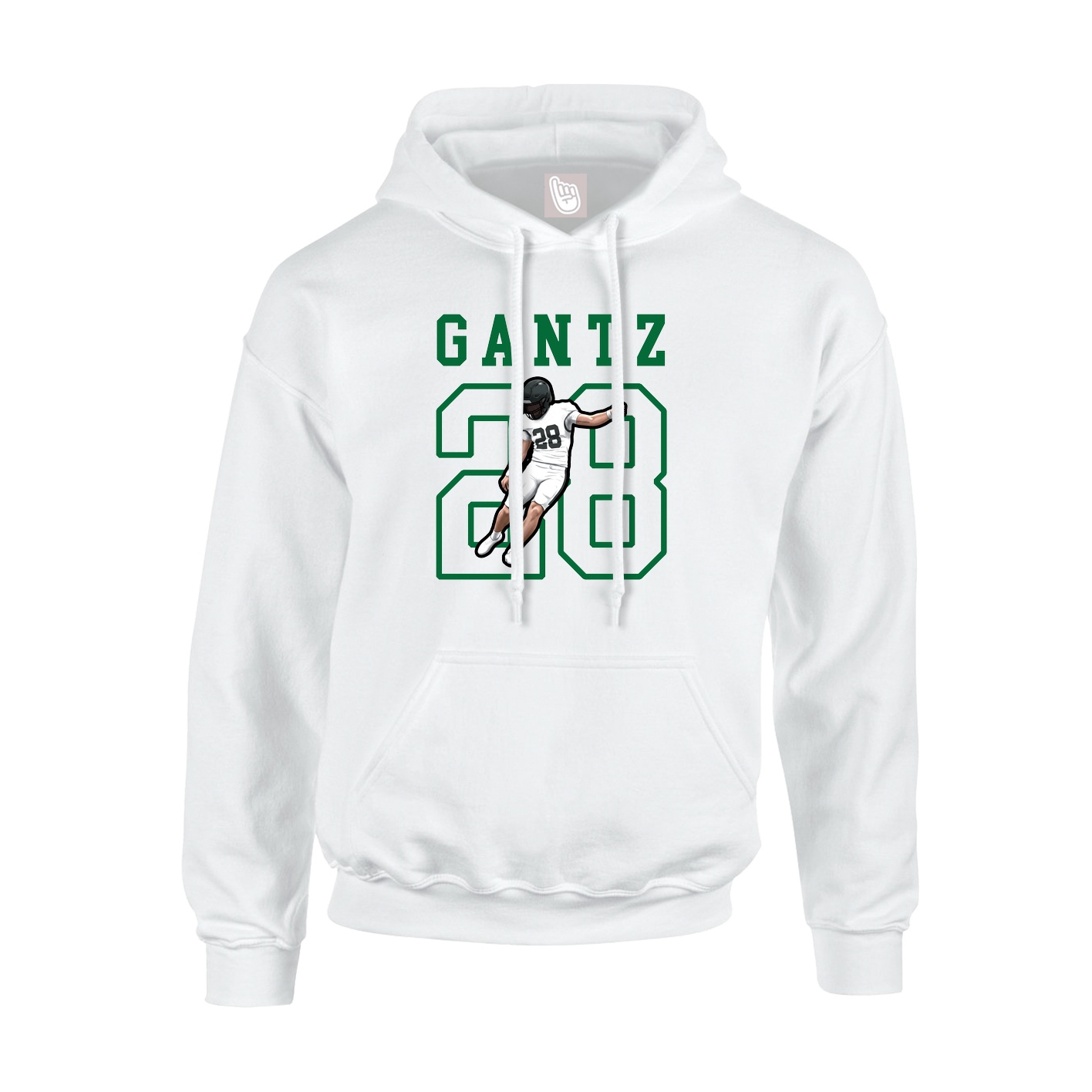 Youth Hoodie — Shirsey in White