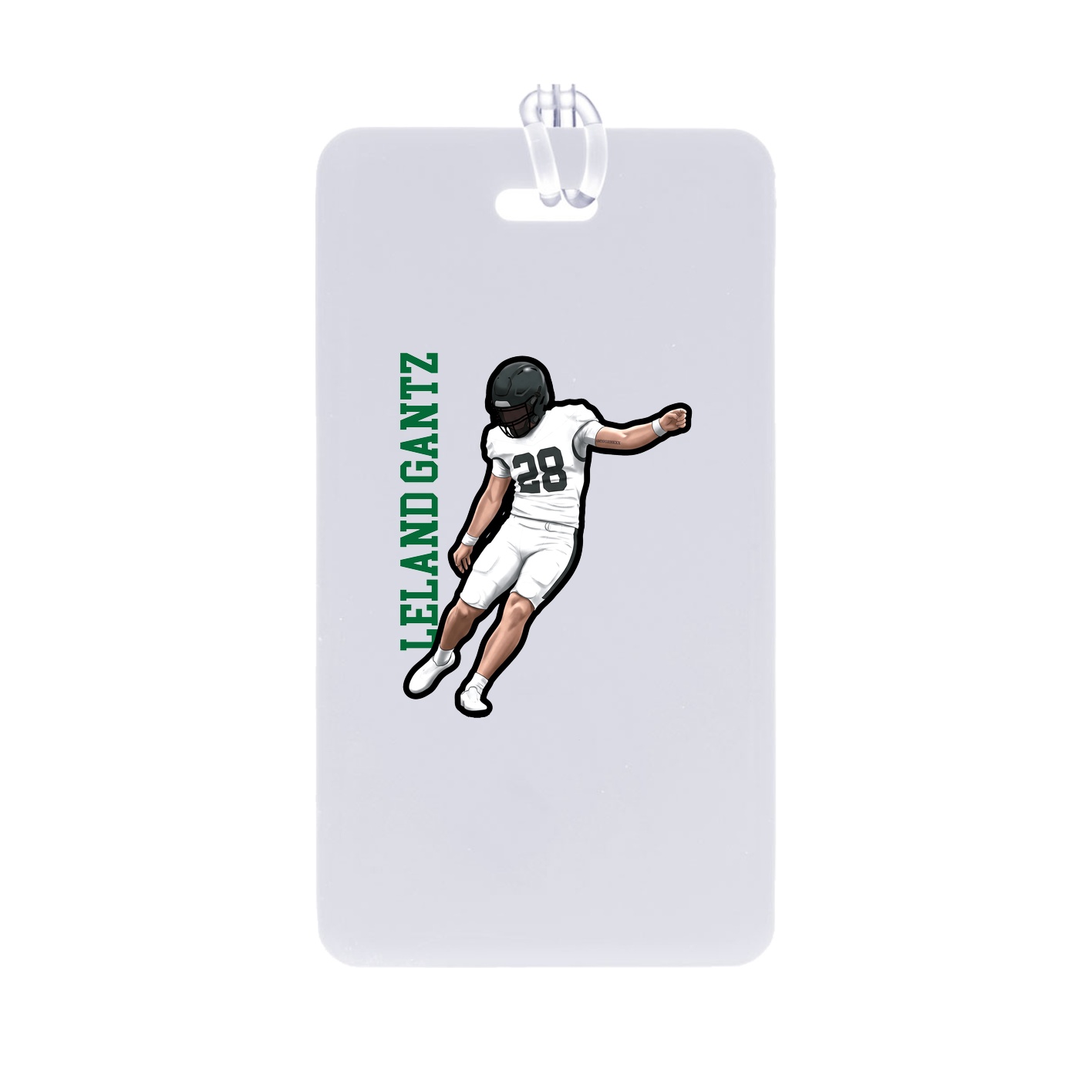 Bag Tag — Name Vertical in Classic