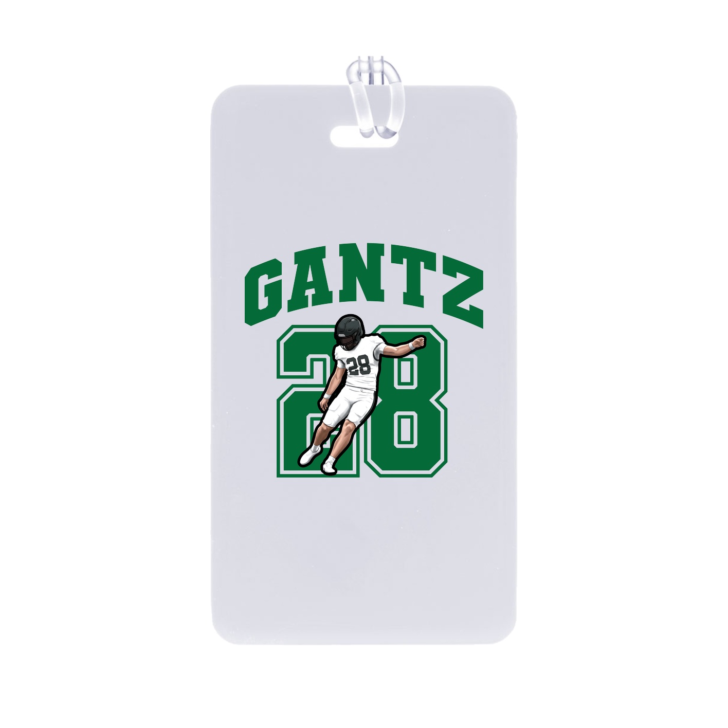 Bag Tag — Number in Classic