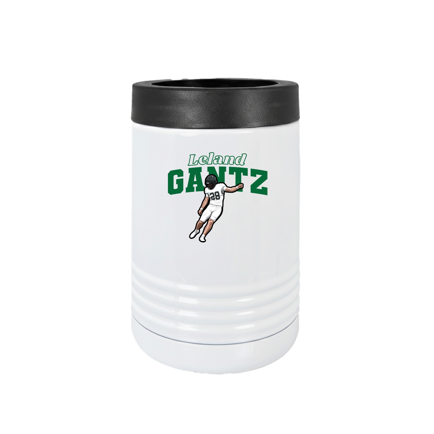 Beverage Holder — Name Arch in White