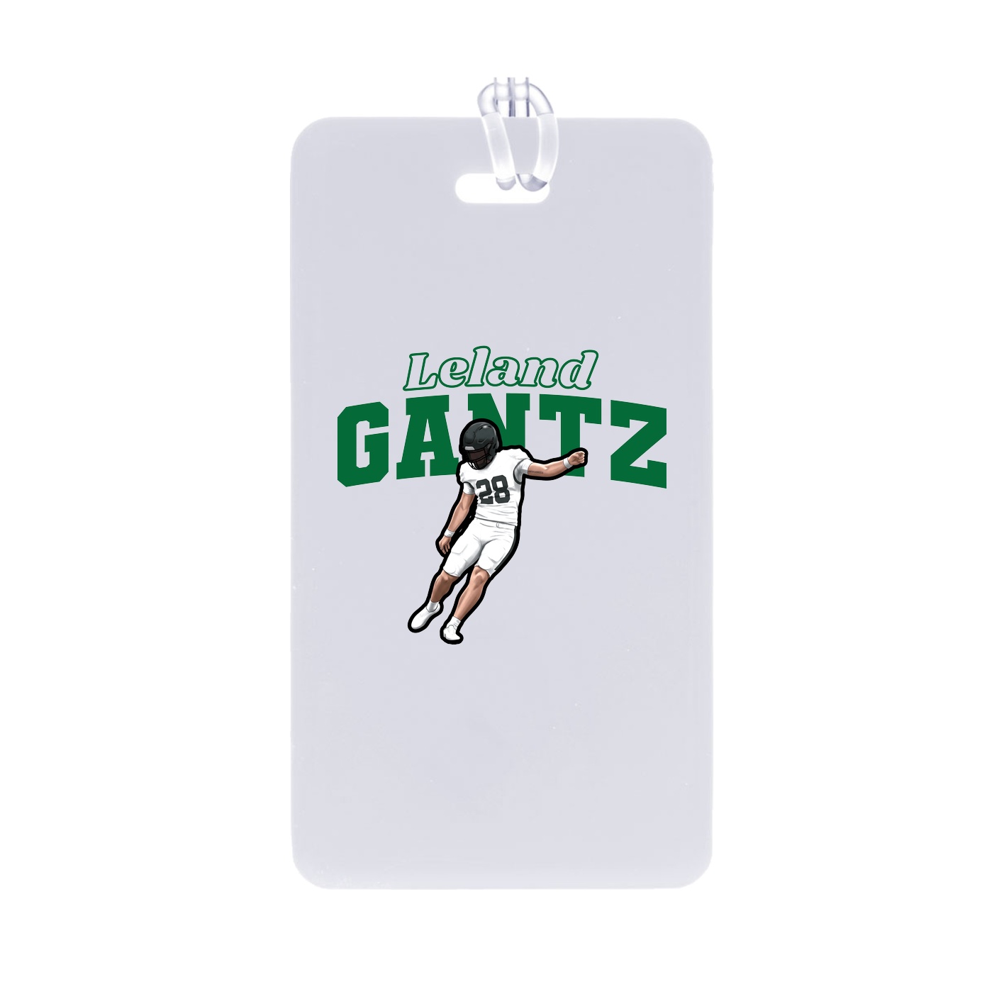 Bag Tag — Name Arch in Classic