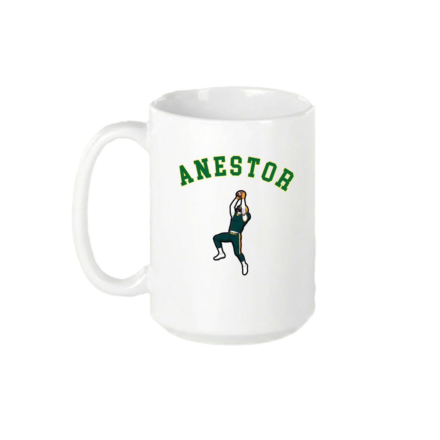 15oz Coffee Mug — Shirsey Arch in White