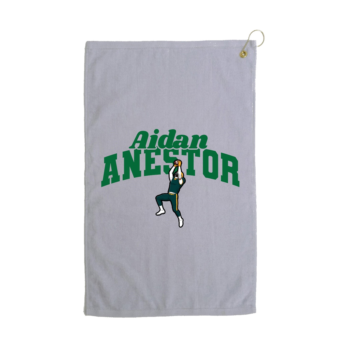 Golf Towel — Signature Arch in Grey