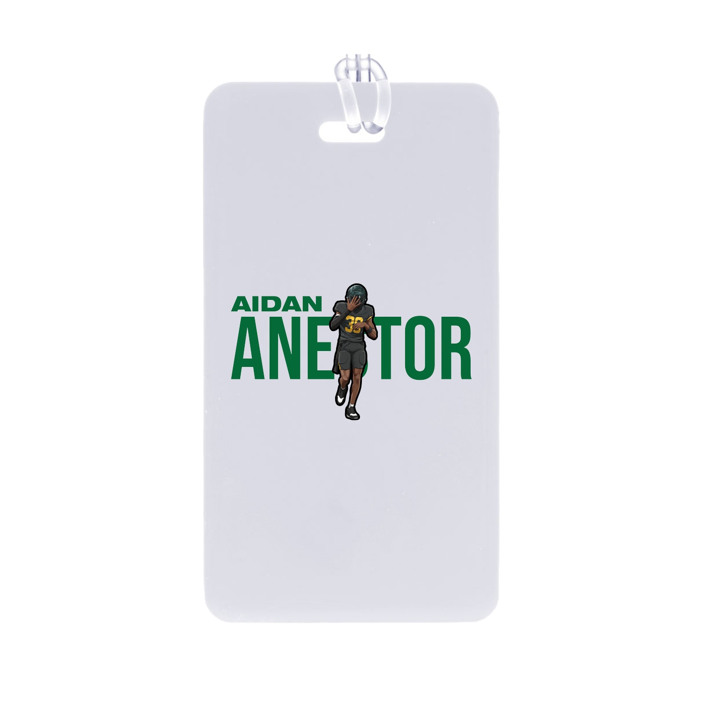 Bag Tag — Player Name in Classic