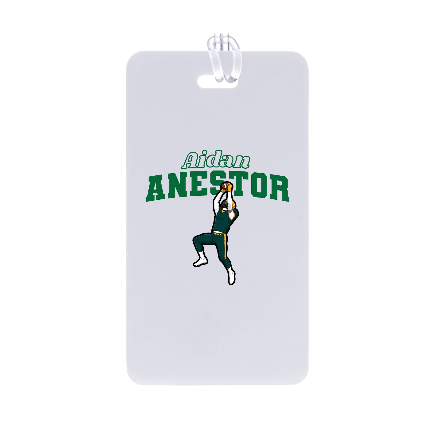 Bag Tag — Name Arch in Classic