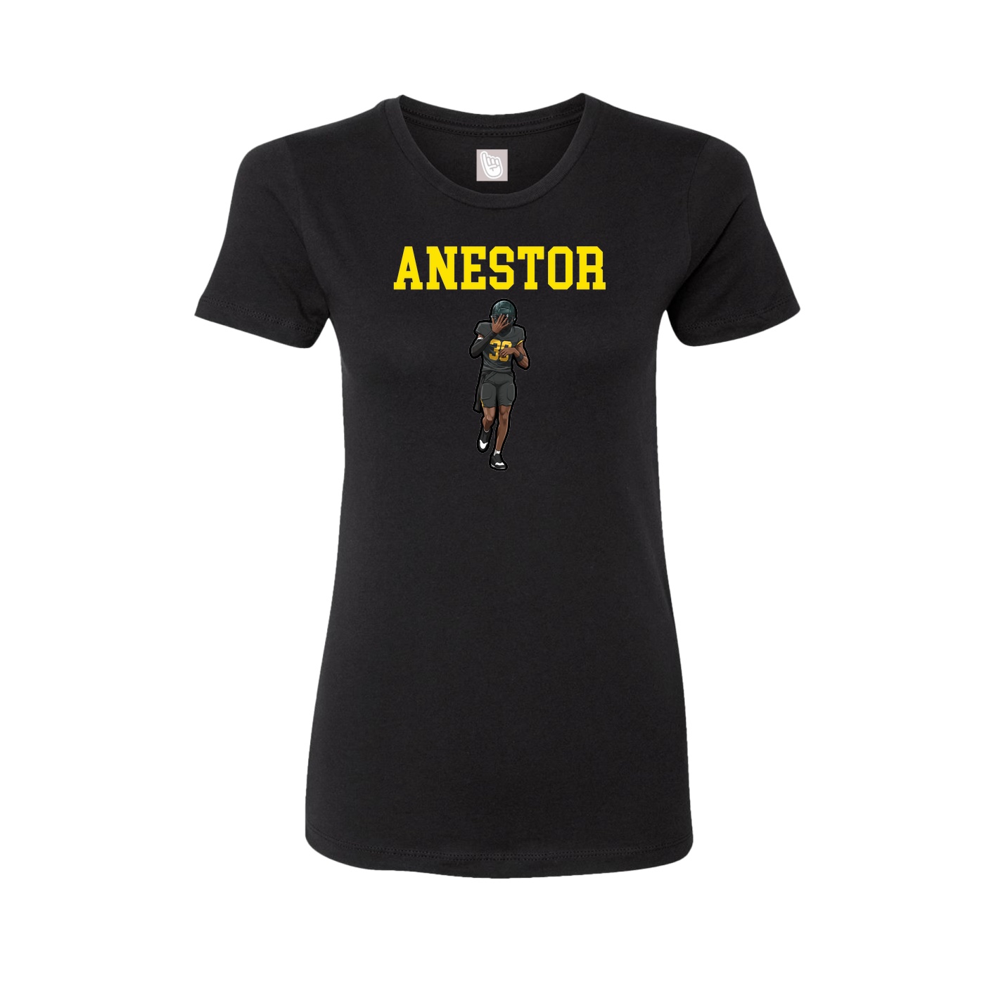 Fitted Women's Tee — Shirsey in Black