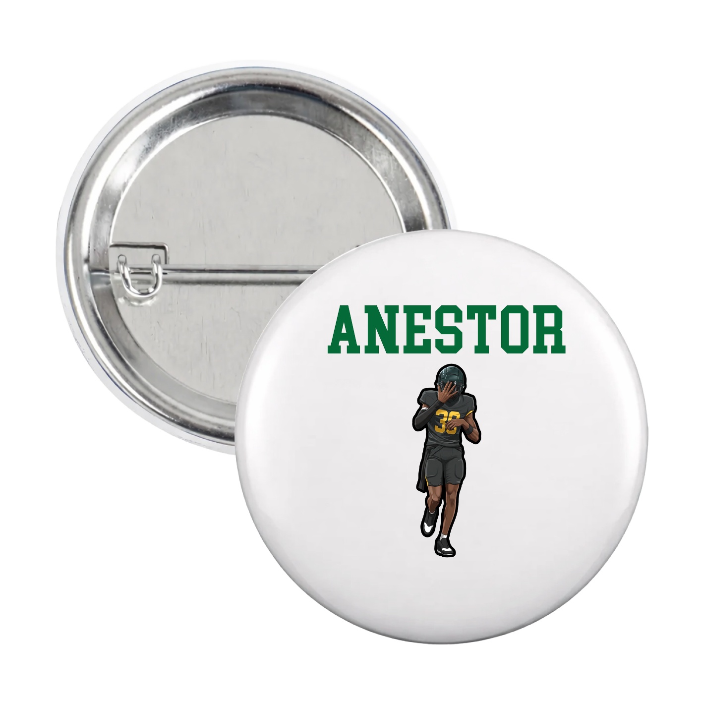 Game Day Button — Shirsey in White