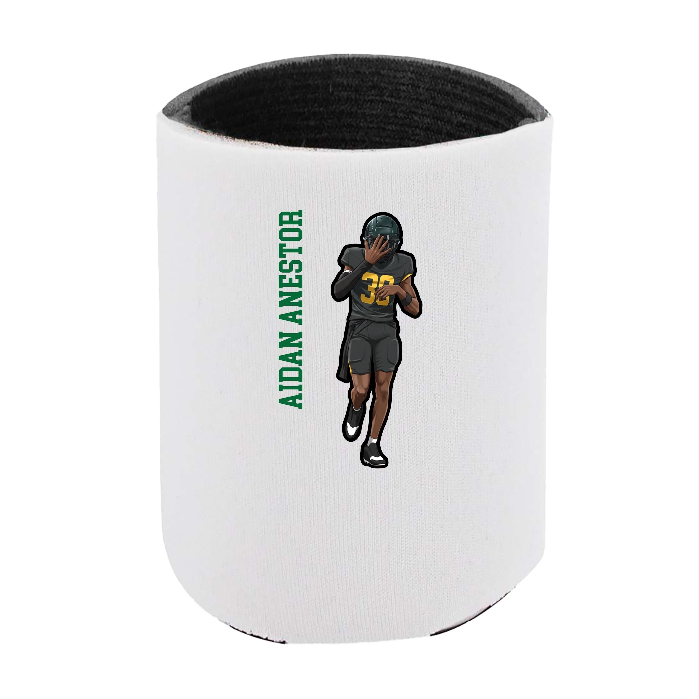 Can Holder — Name Vertical in White
