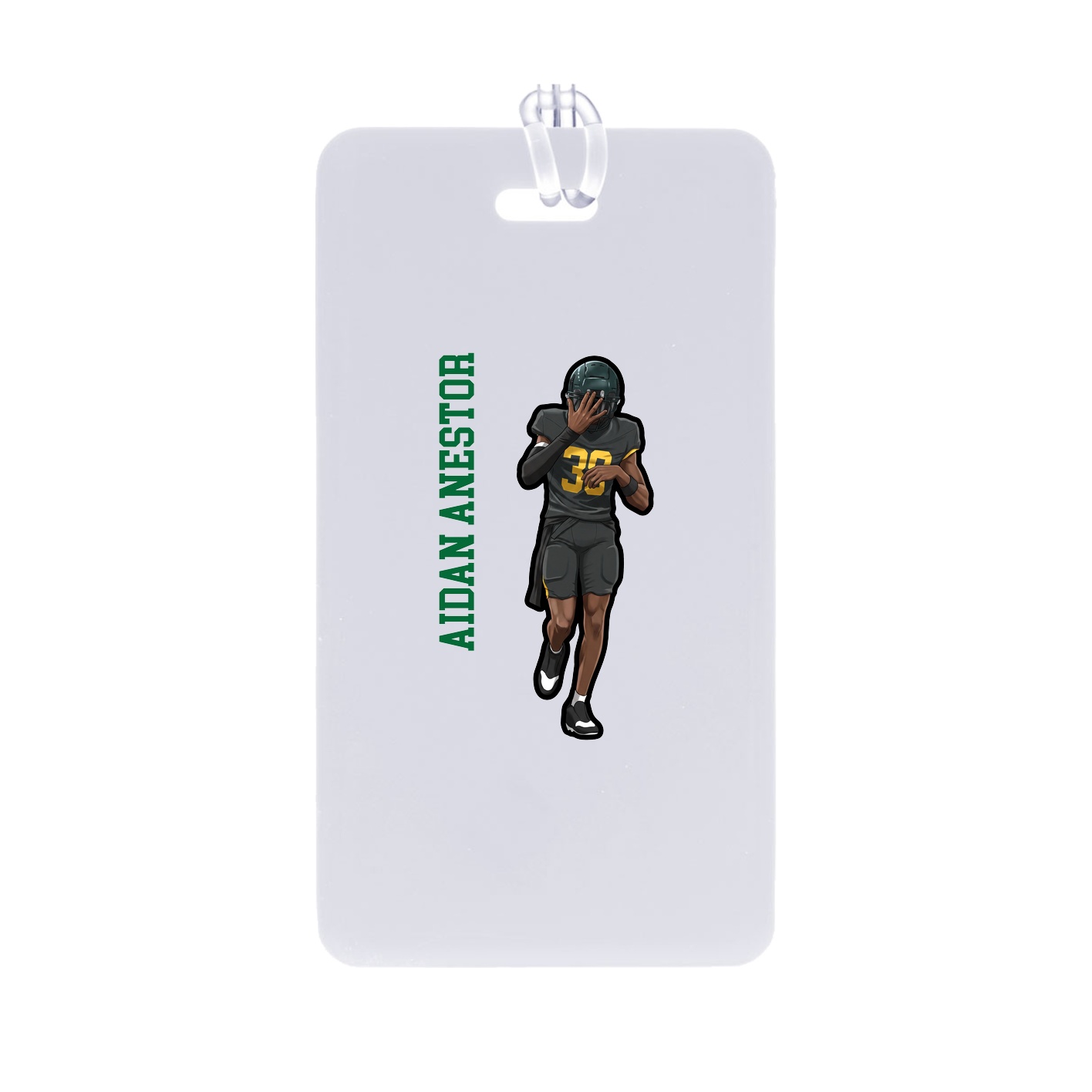 Bag Tag — Name Vertical in Classic