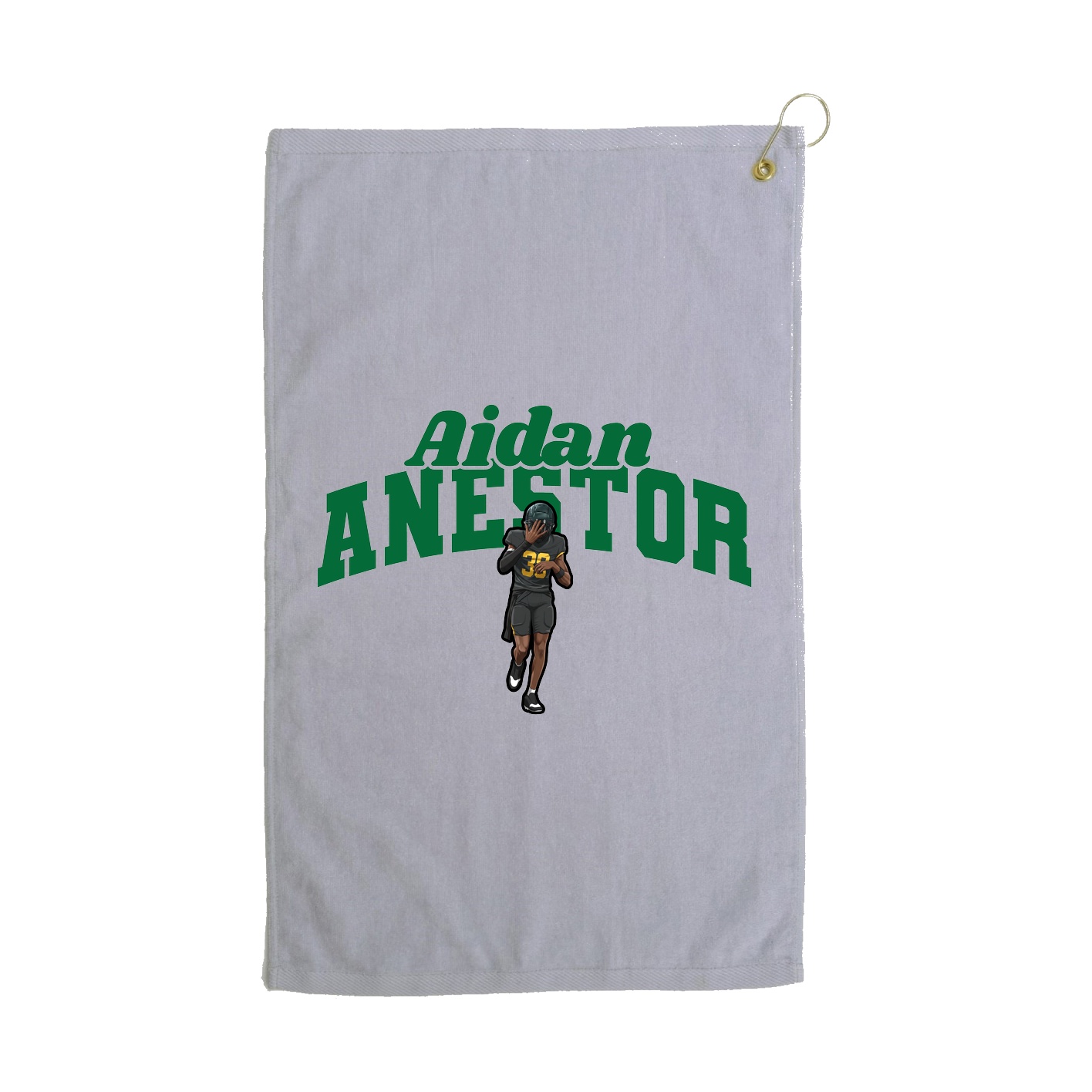 Golf Towel — Signature Arch in Grey